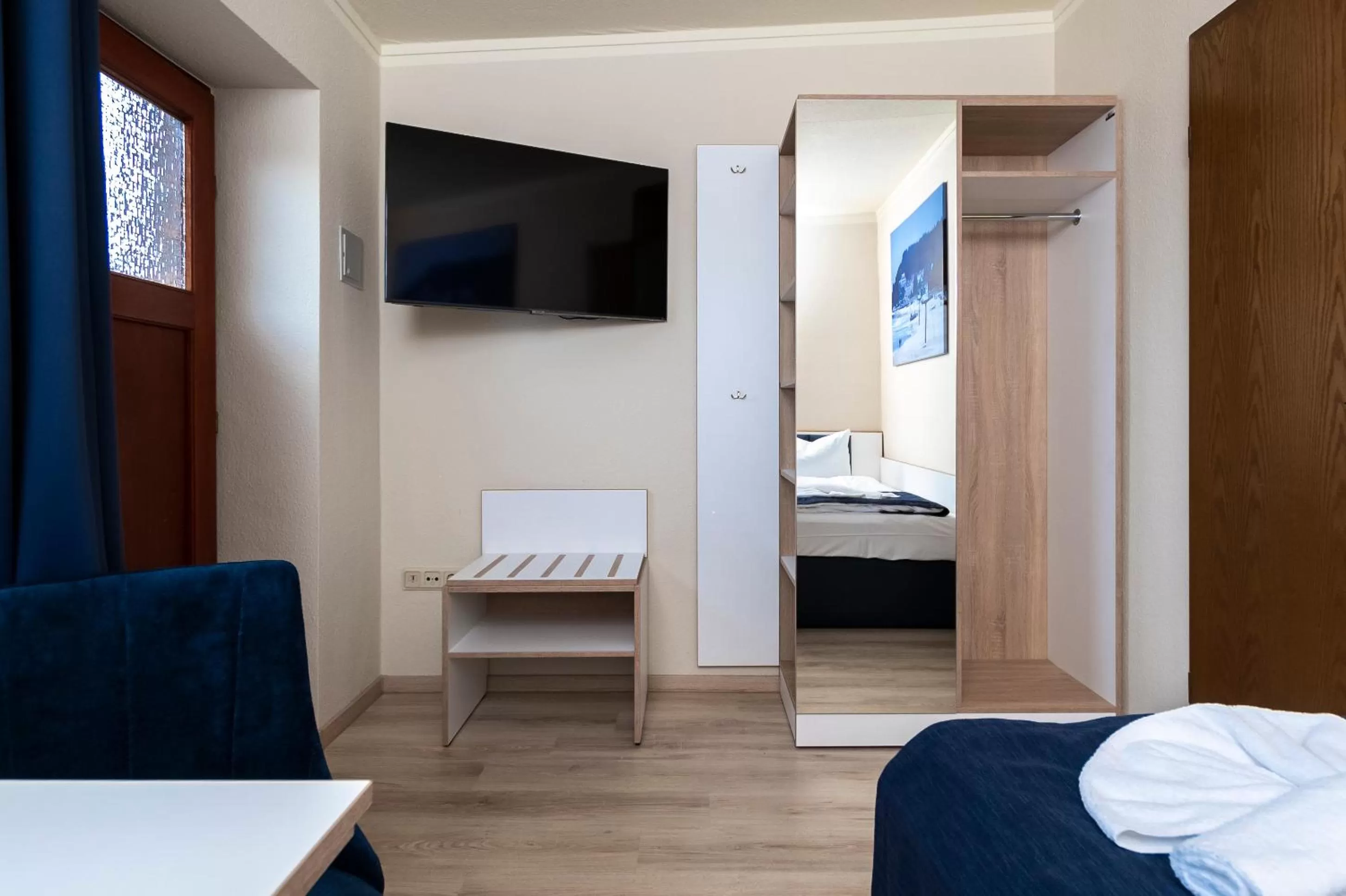 TV and multimedia, Bed in Aparthotel Stralsund Studios und Apartments