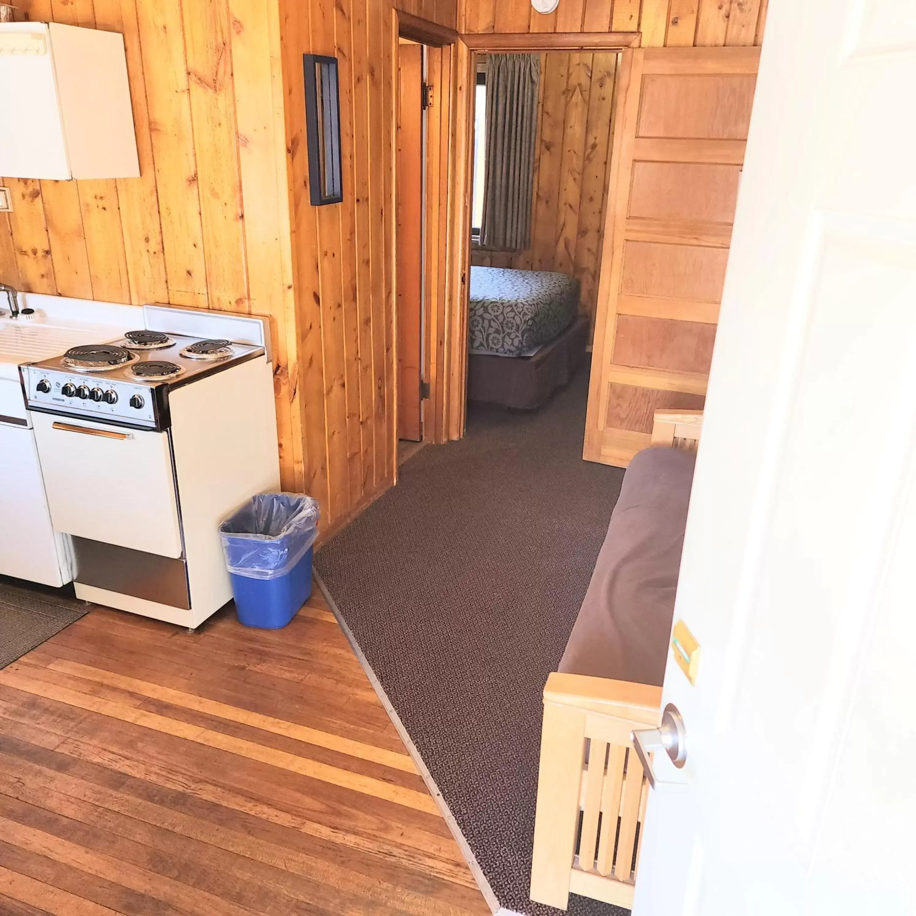 Kitchen or kitchenette in Canyon Motel