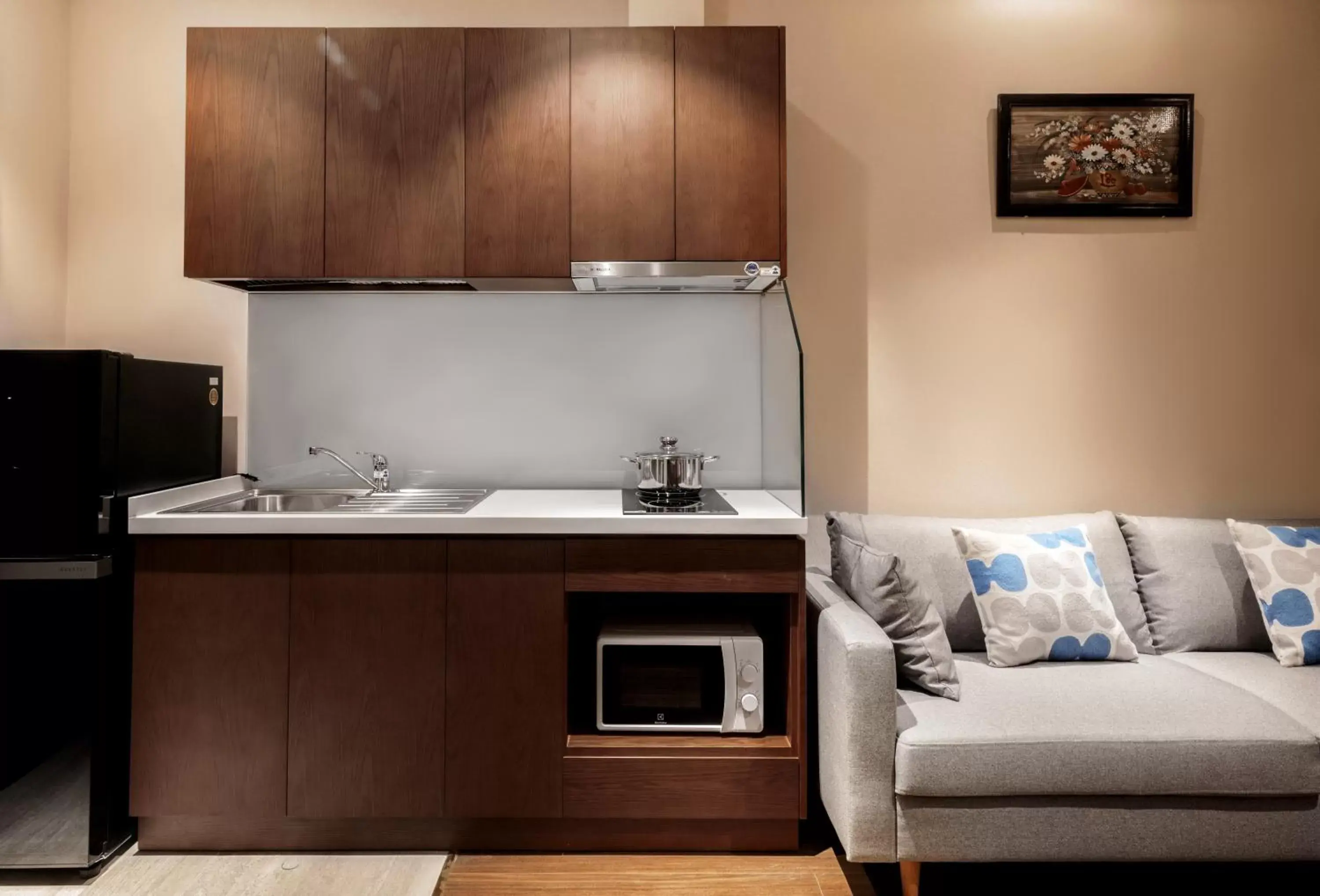 Kitchen or kitchenette in DHTS Business Hotel & Apartment Kitchen or kitchenette in DHTS Business Hotel & Apartment