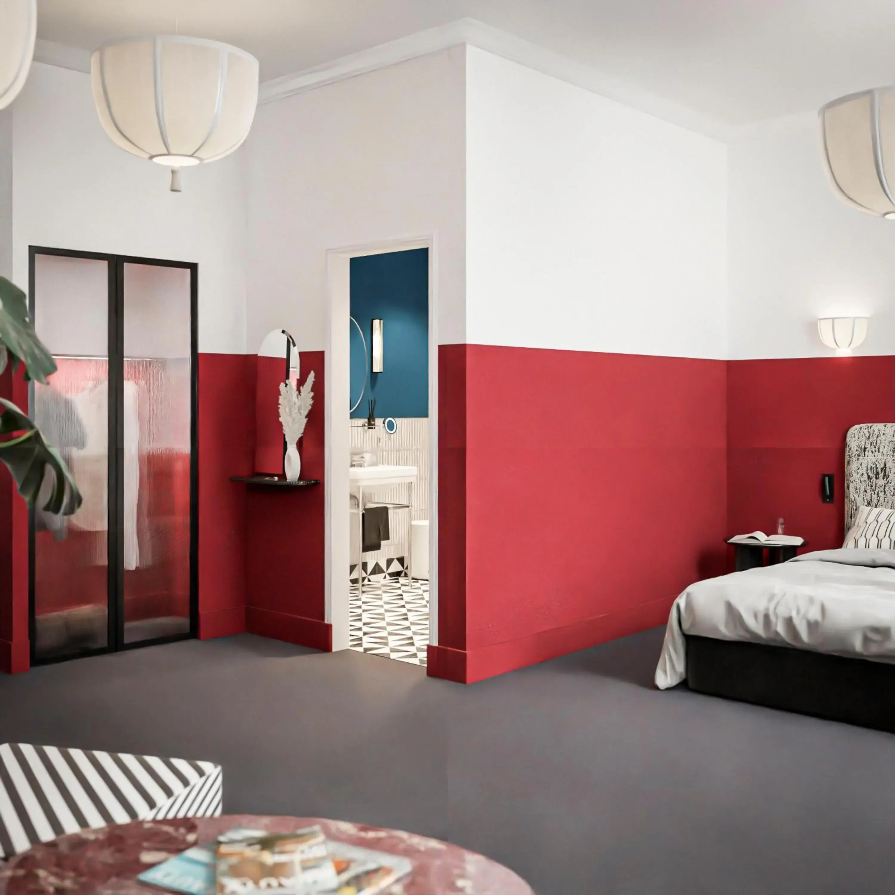 Photo of the whole room, Bed in Najeti Hotel de la Poste