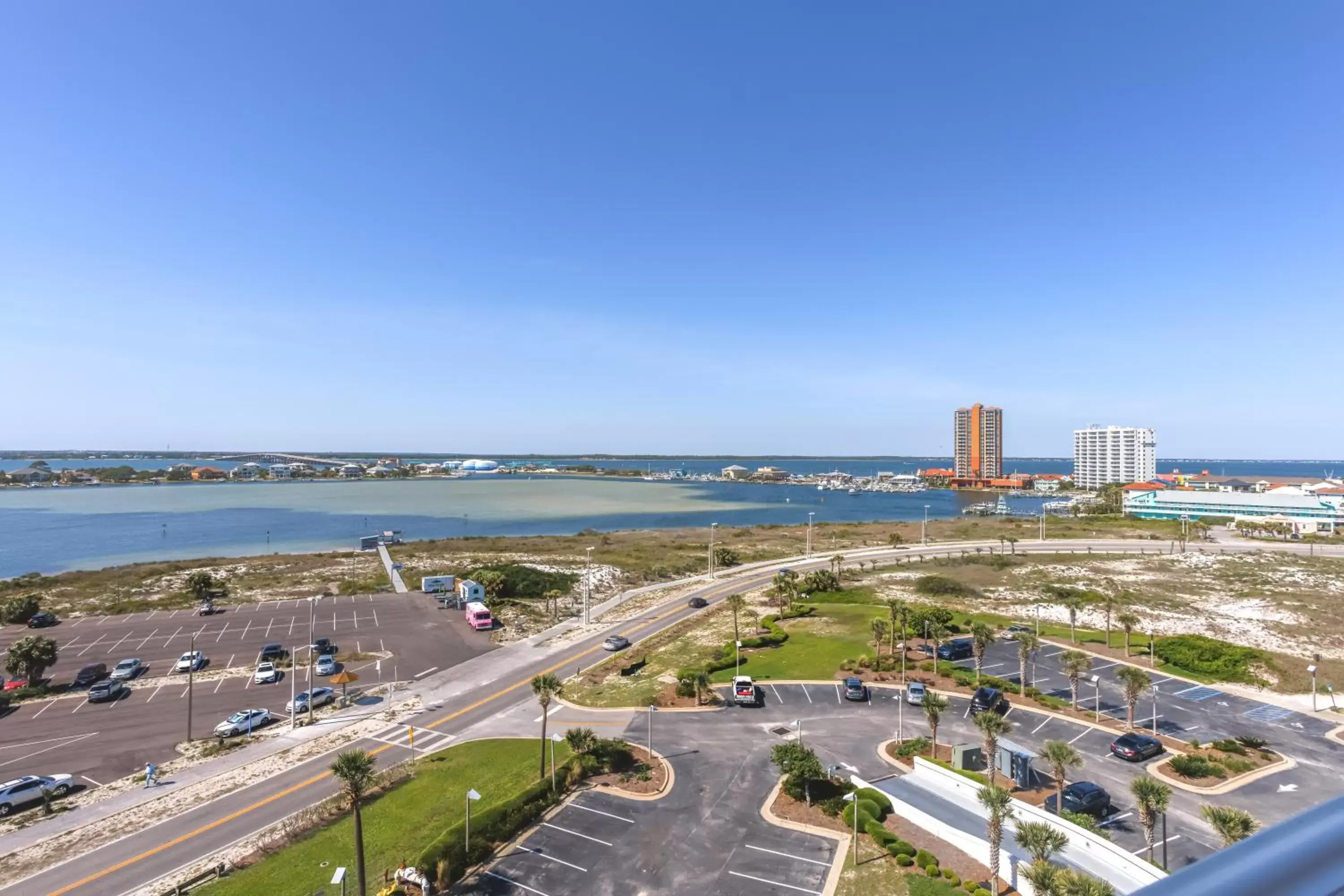 View (from property/room), Bird's-eye View in The Pensacola Beach Resort