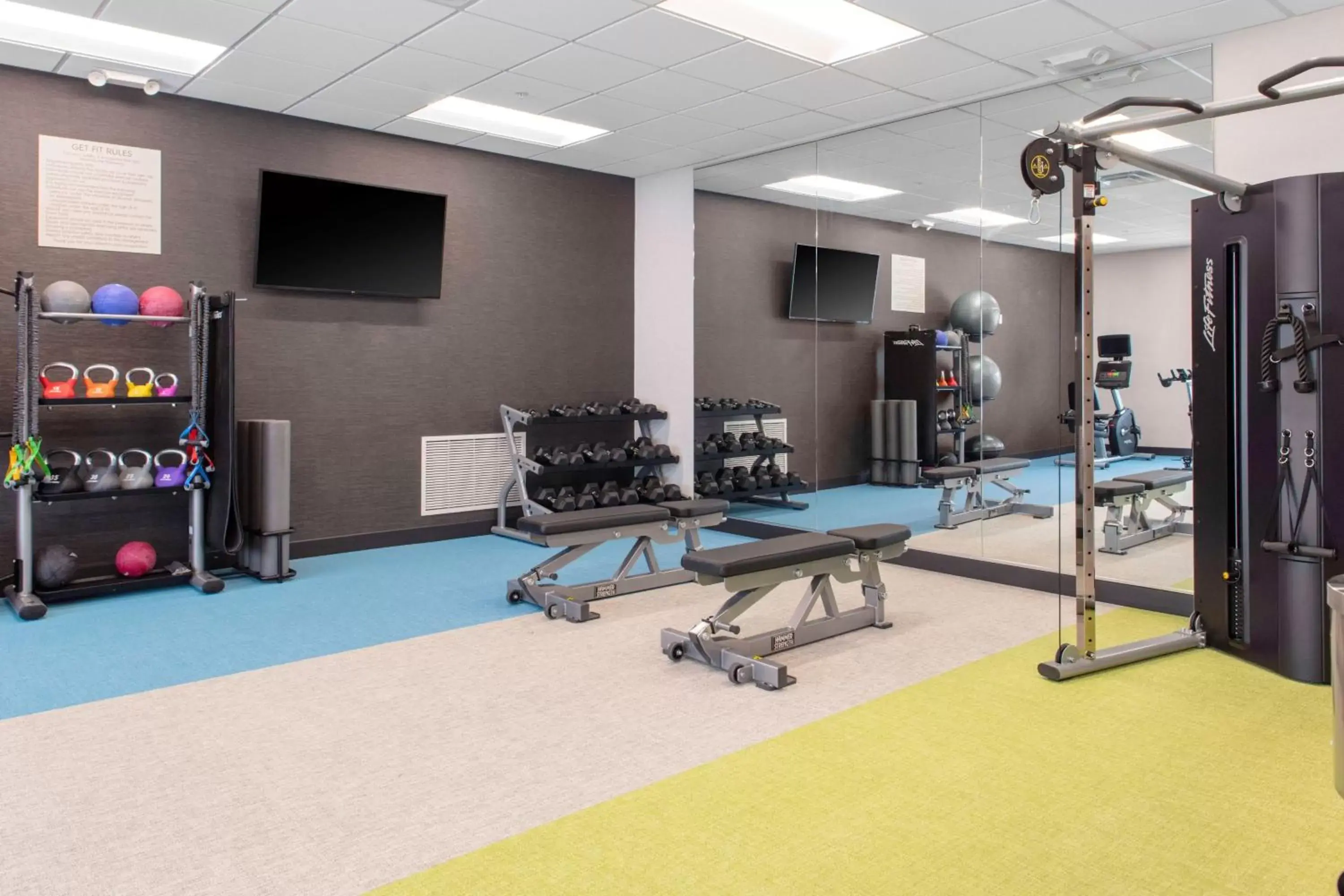 Fitness centre/facilities, Fitness Center/Facilities in TownePlace Suites By Marriott Dayton Wilmington