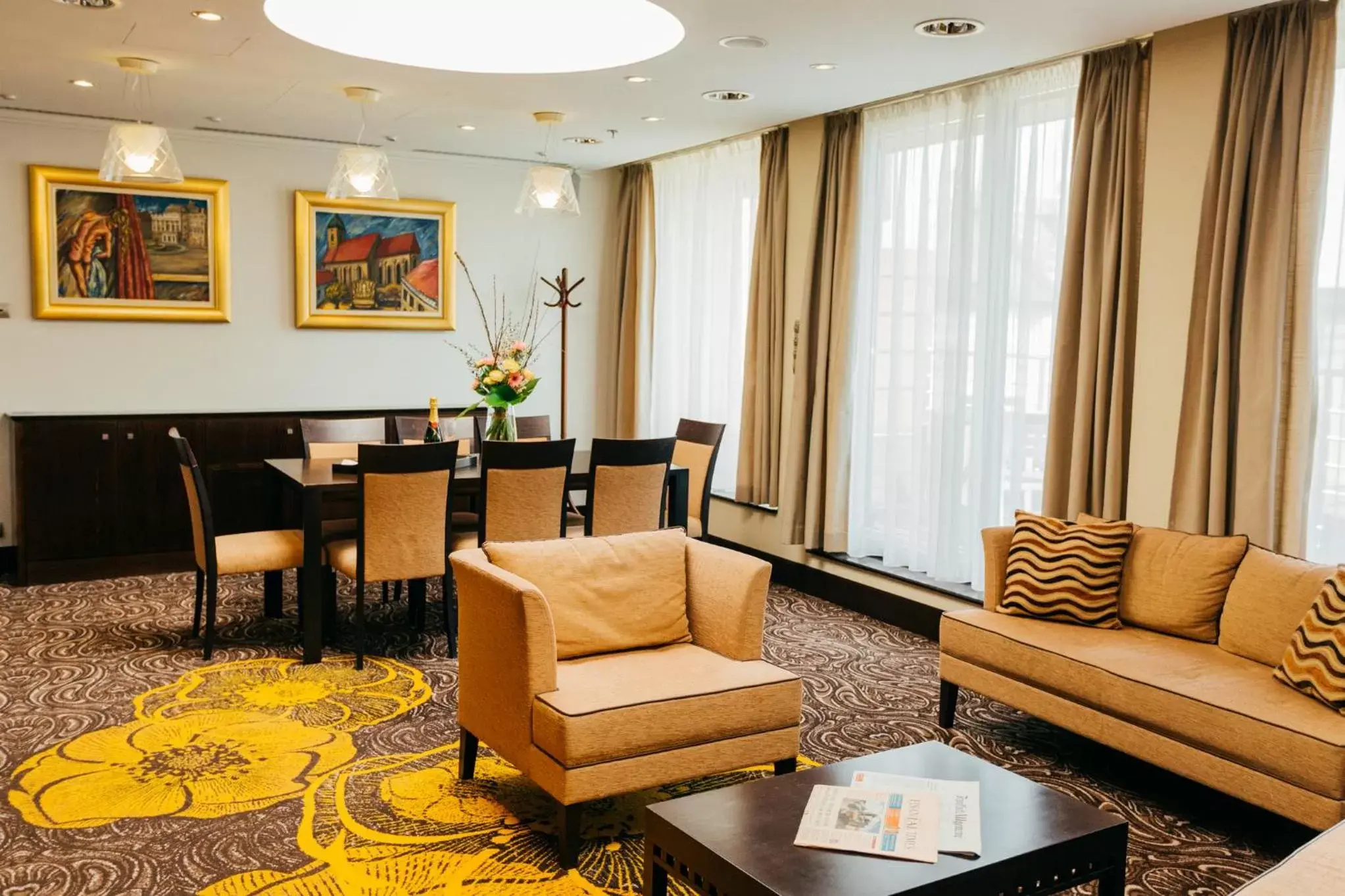 Living room, Seating Area in Radisson Blu Carlton Hotel, Bratislava