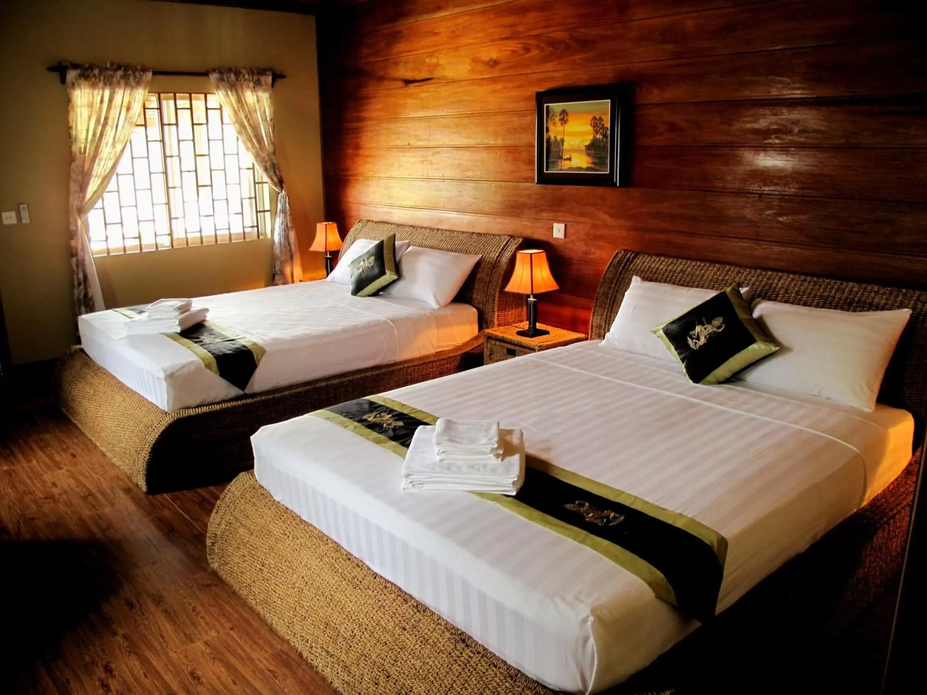 Bed in Atmaland Resort