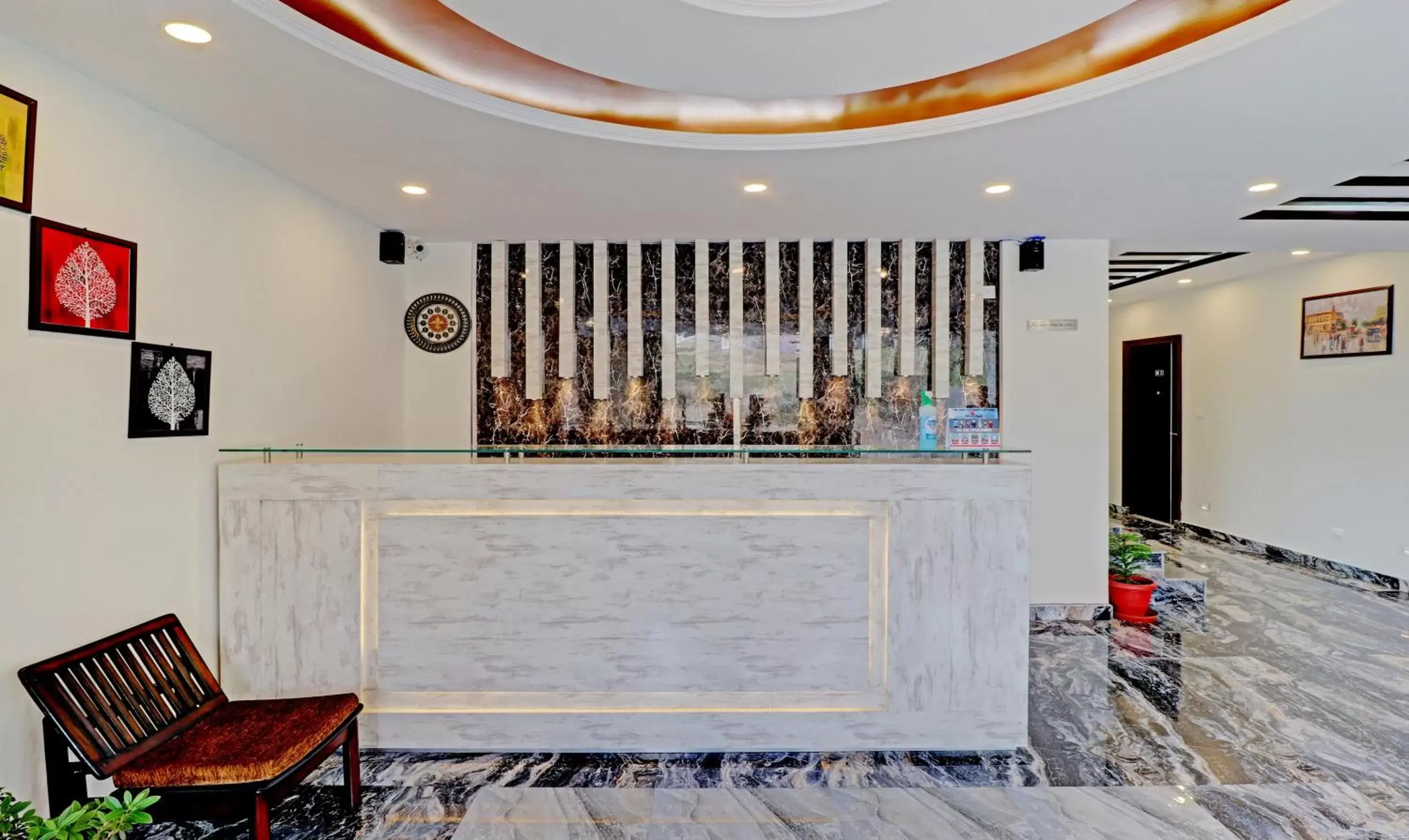 Lobby or reception in Treebo Ortus Residency Lobby or reception in Treebo Ortus Residency