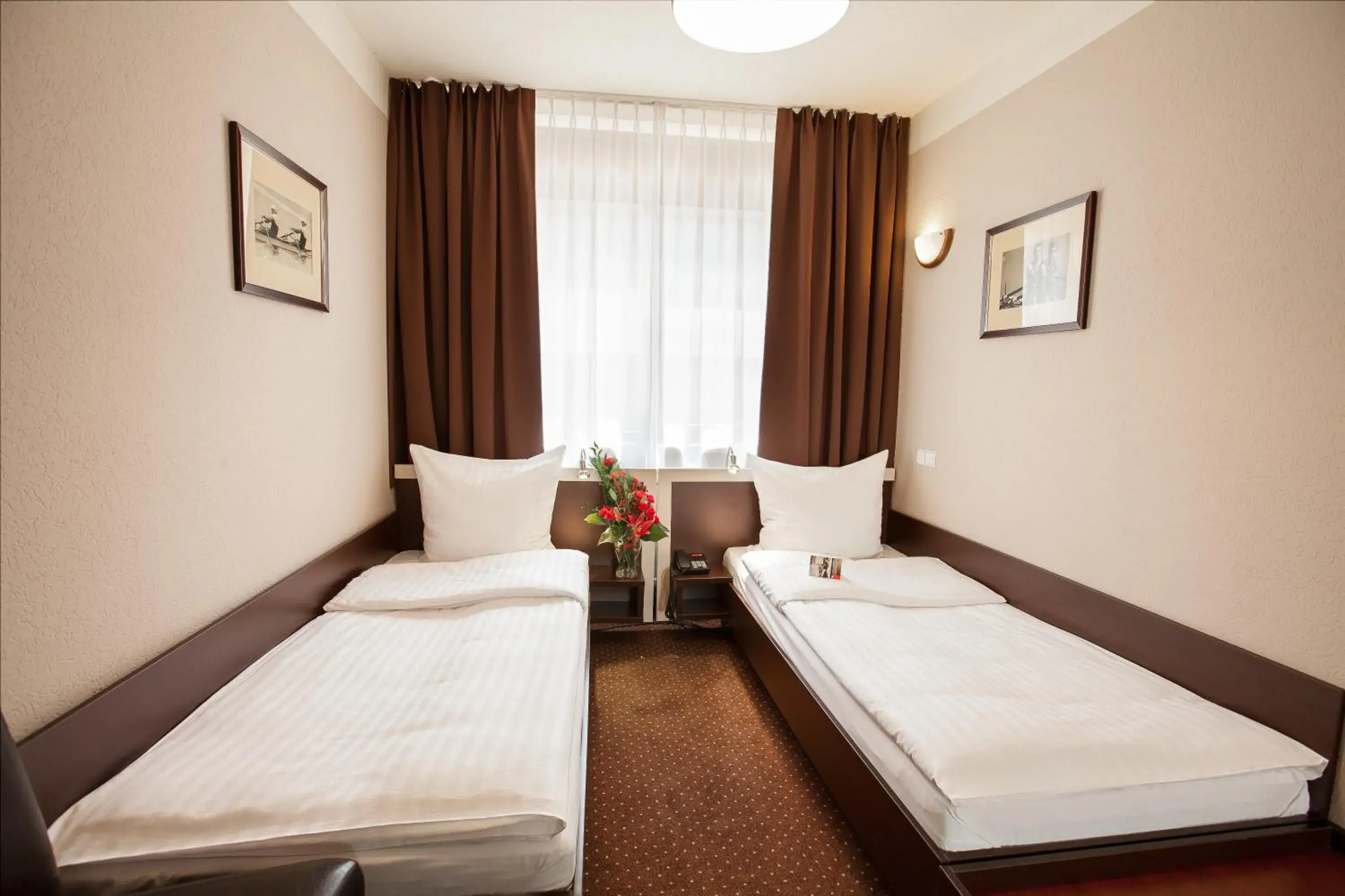 Bed in Hotel Diament Spodek