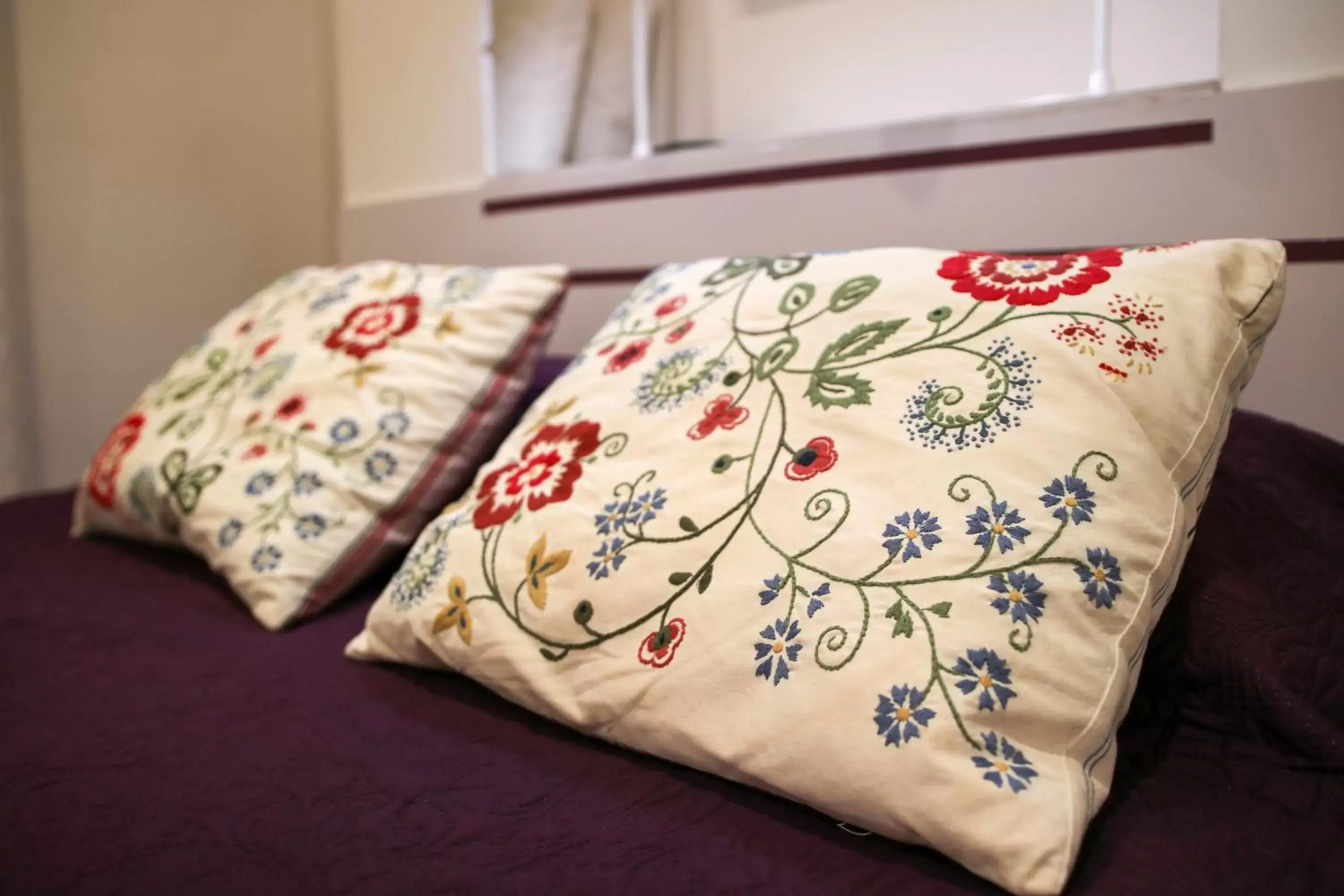 Decorative detail, Bed in Hotel Victor Hugo Nice