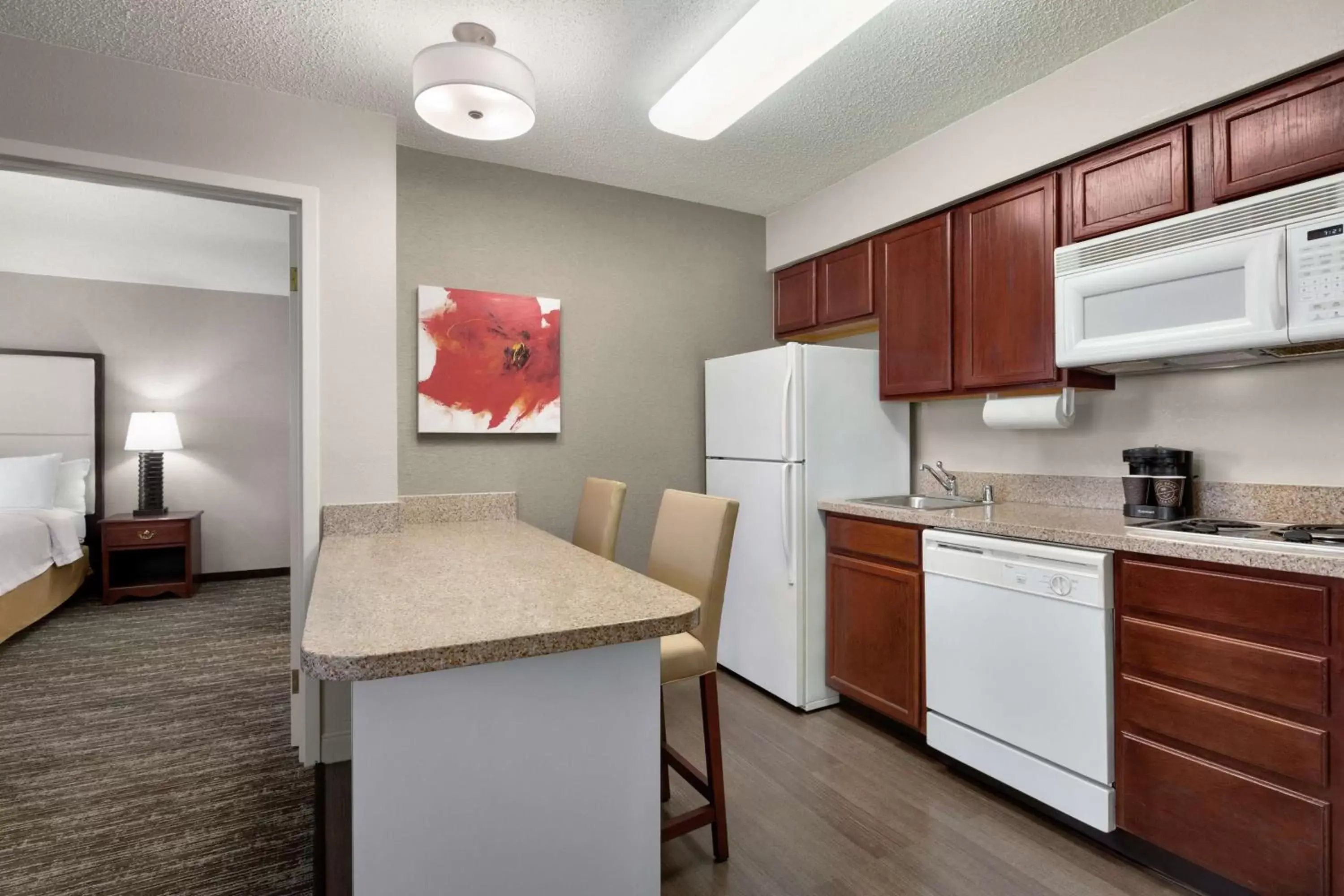 Kitchen or kitchenette, Kitchen/Kitchenette in Homewood Suites by Hilton Dallas-Arlington