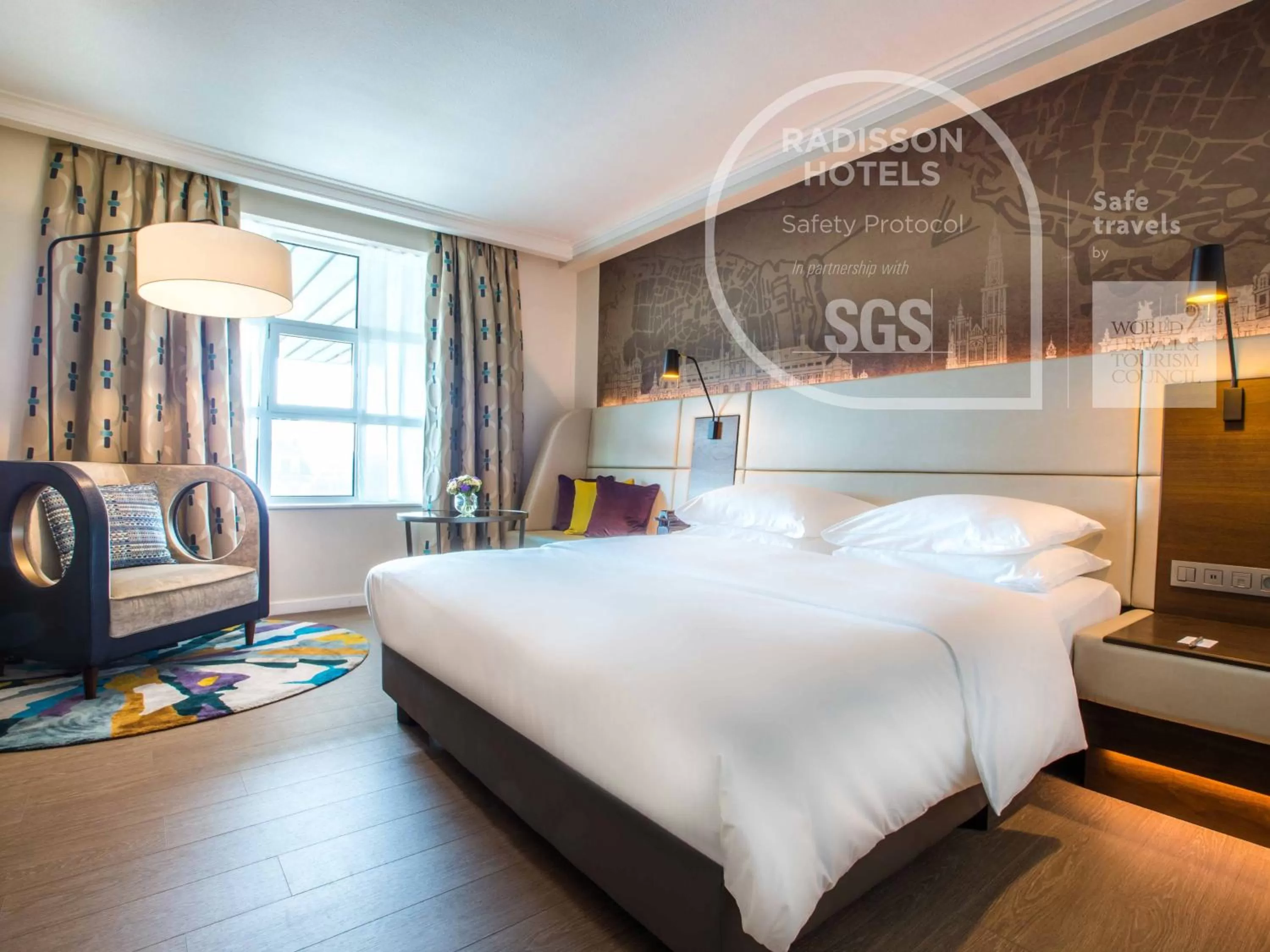 Bedroom, Bed in Radisson Blu Hotel, Antwerp City Centre