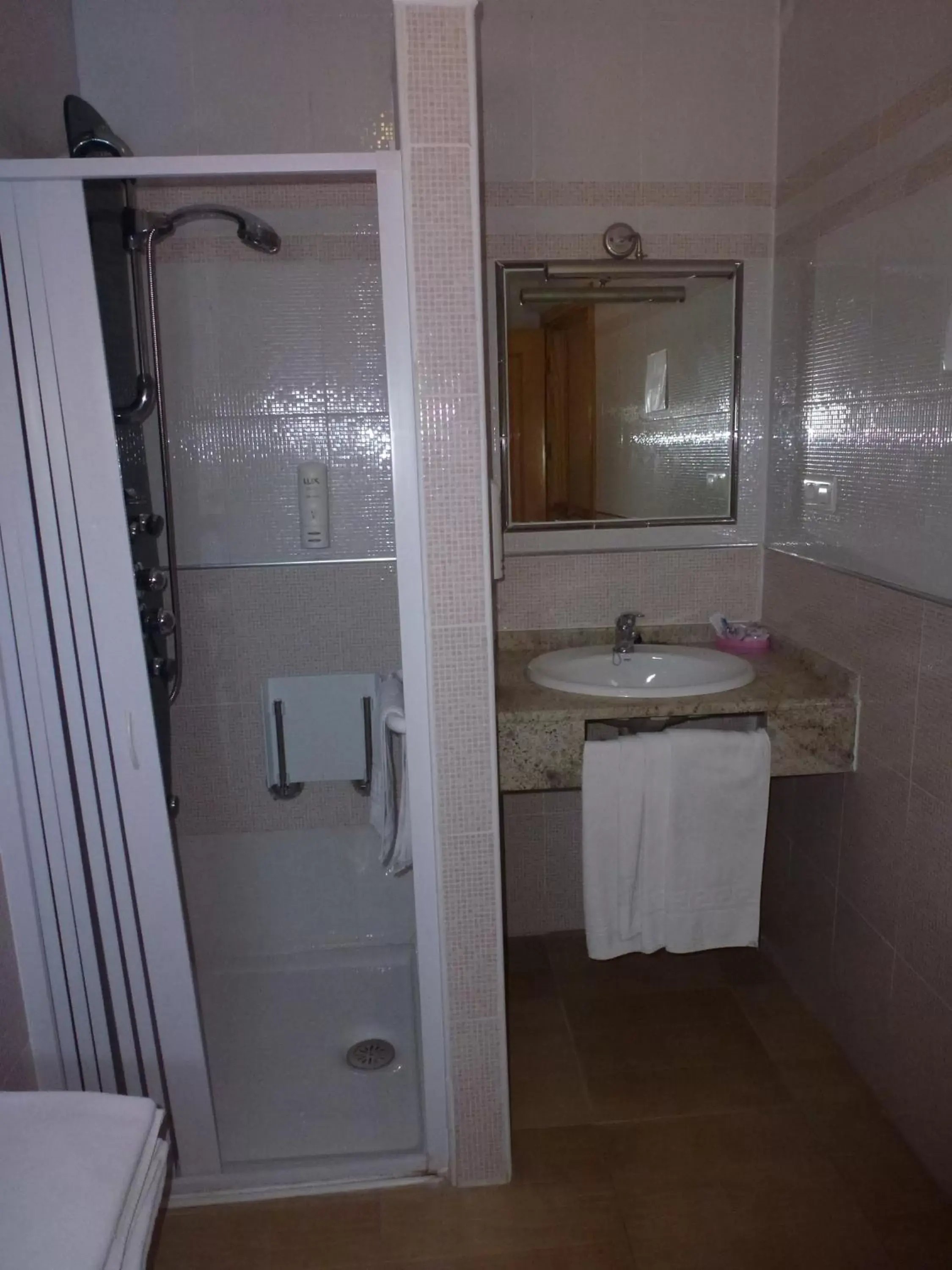 Shower, Bathroom in Hotel La Moraleda - Complejo Las Delicias