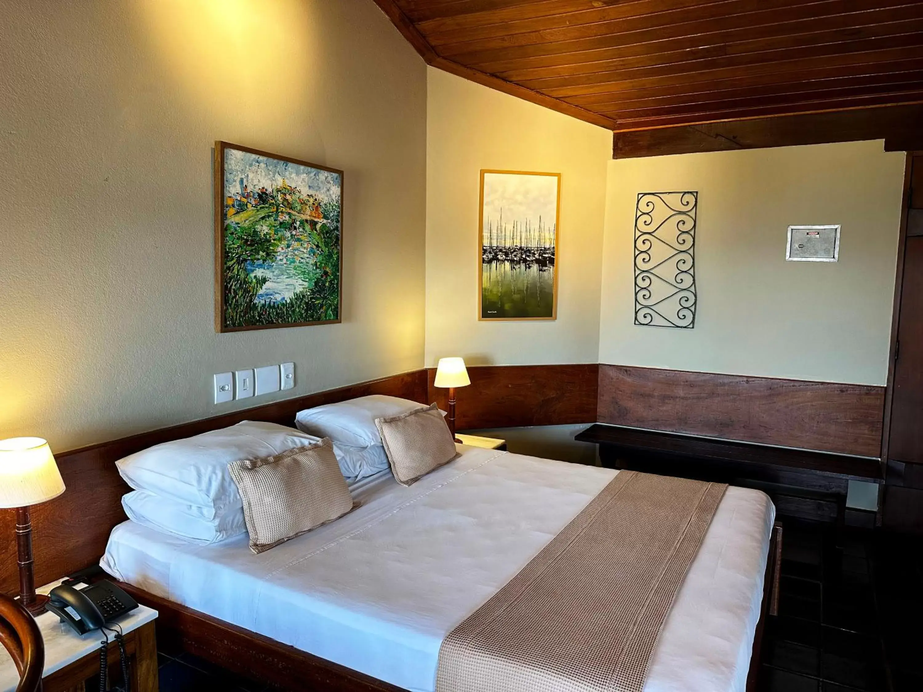 Bed in Hotel Catharina Paraguaçu