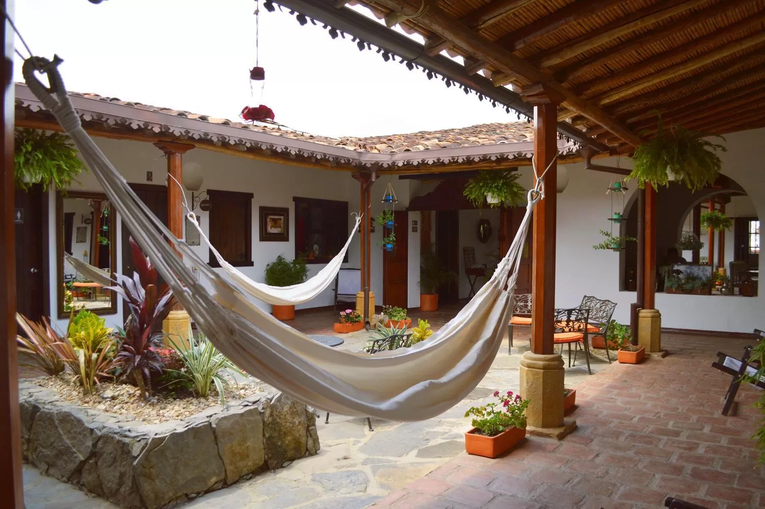 Patio in Hotel Casa Claustro De Zapatoca
