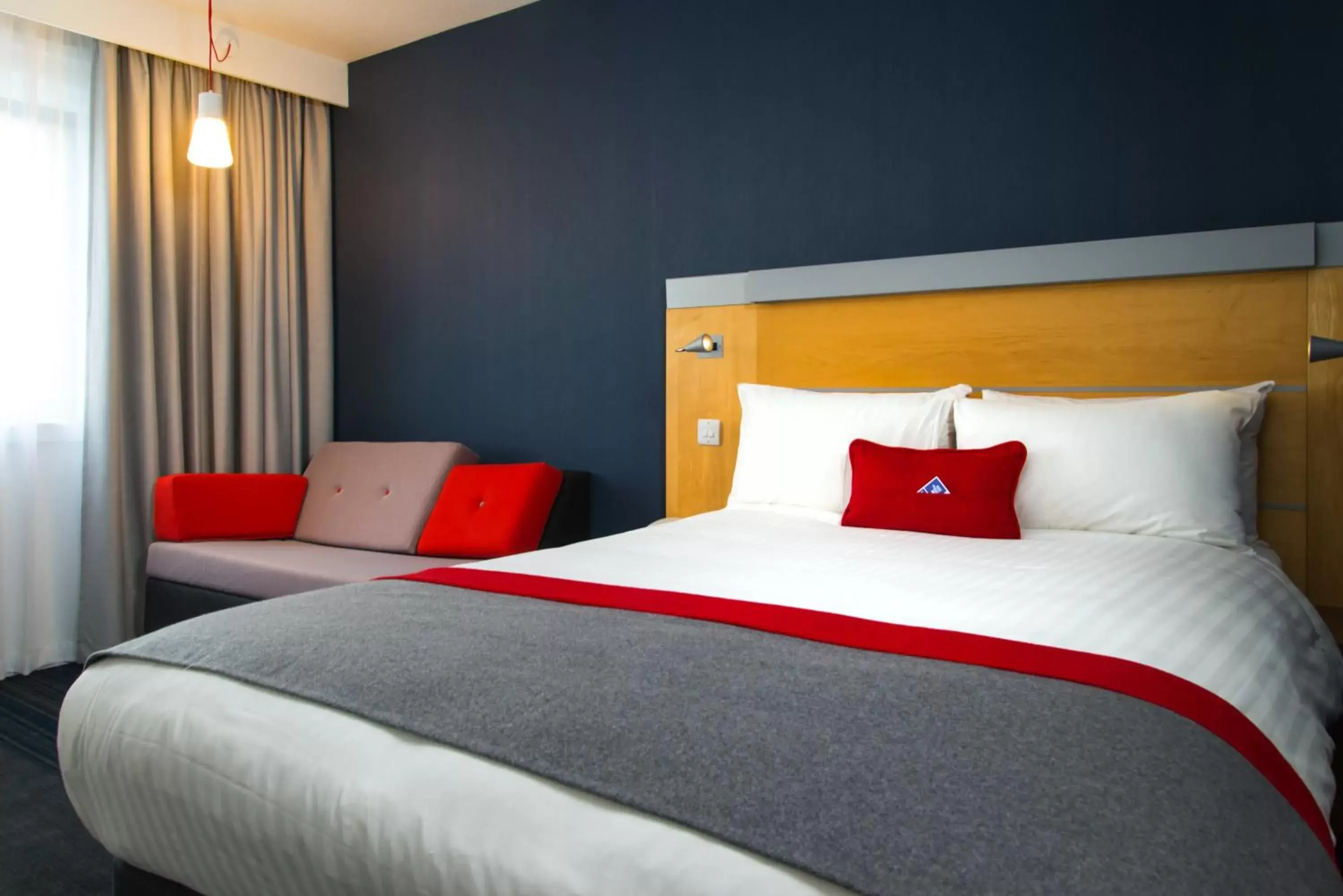 Bedroom, Bed in Holiday Inn Express Stevenage, an IHG Hotel