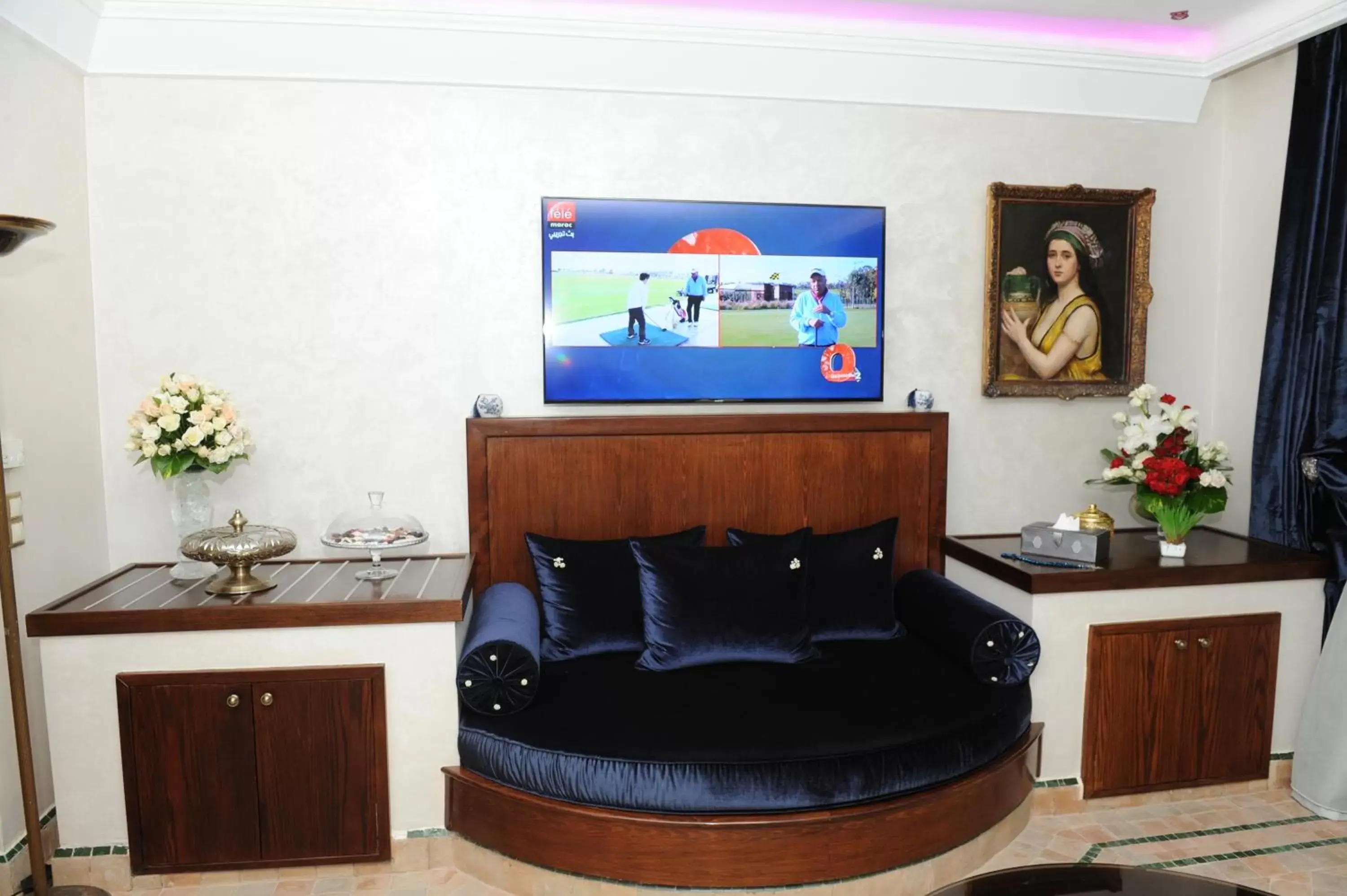 TV/Entertainment Center in Hotel Prestige Agadir Boutique & SPA