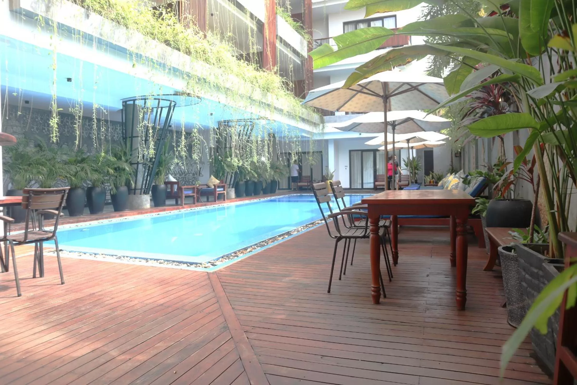 Pool view in Siem Reap Palace Hotel & Spa