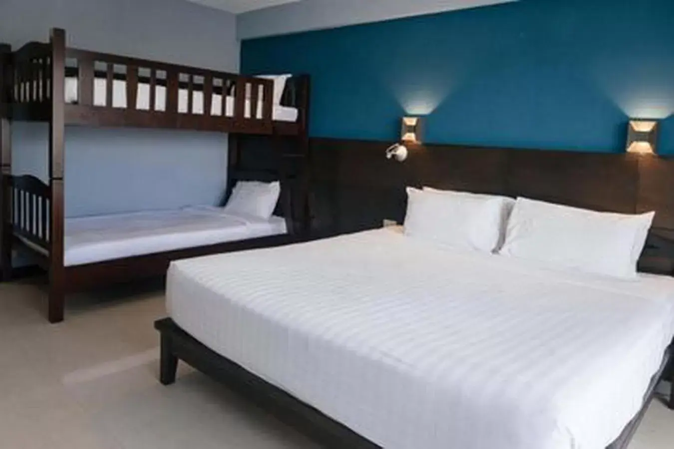 Bedroom, Bunk Bed in Aonang Buri Resort- SHA Extra Plus