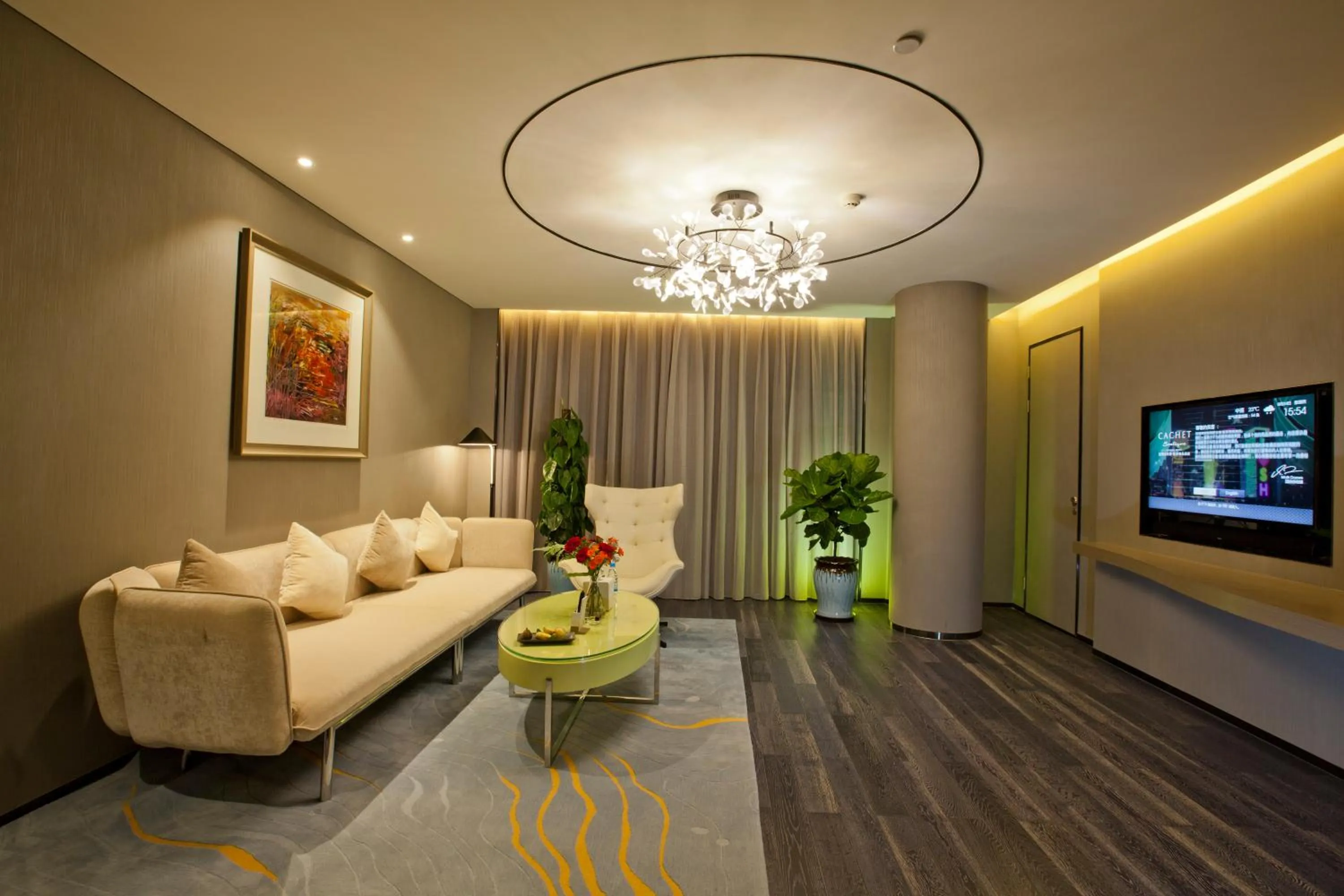 Living room in Cachet Boutique Kunming Artime 昆明彩云里凯世精品酒店