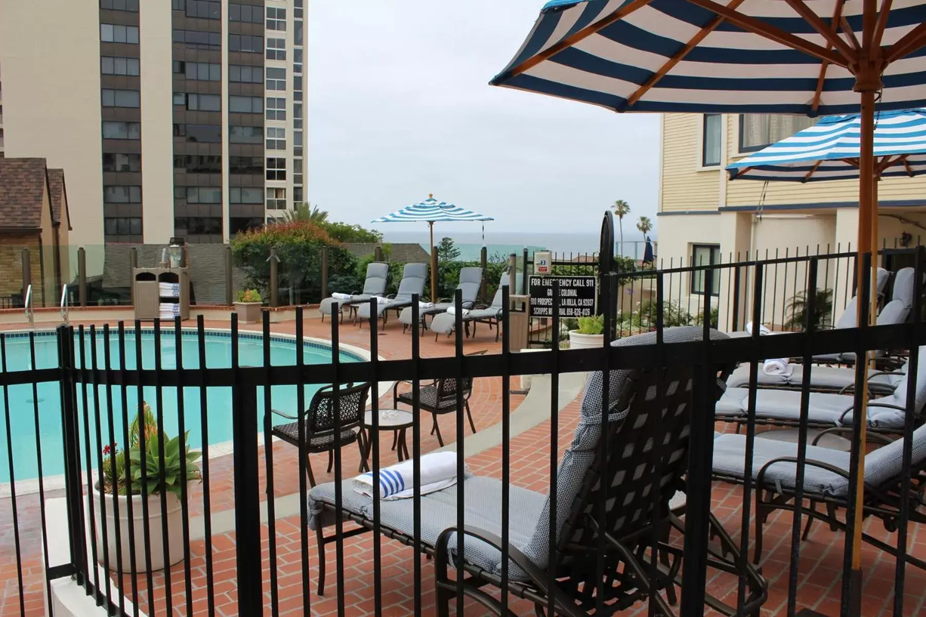 Pool View in Grande Colonial La Jolla