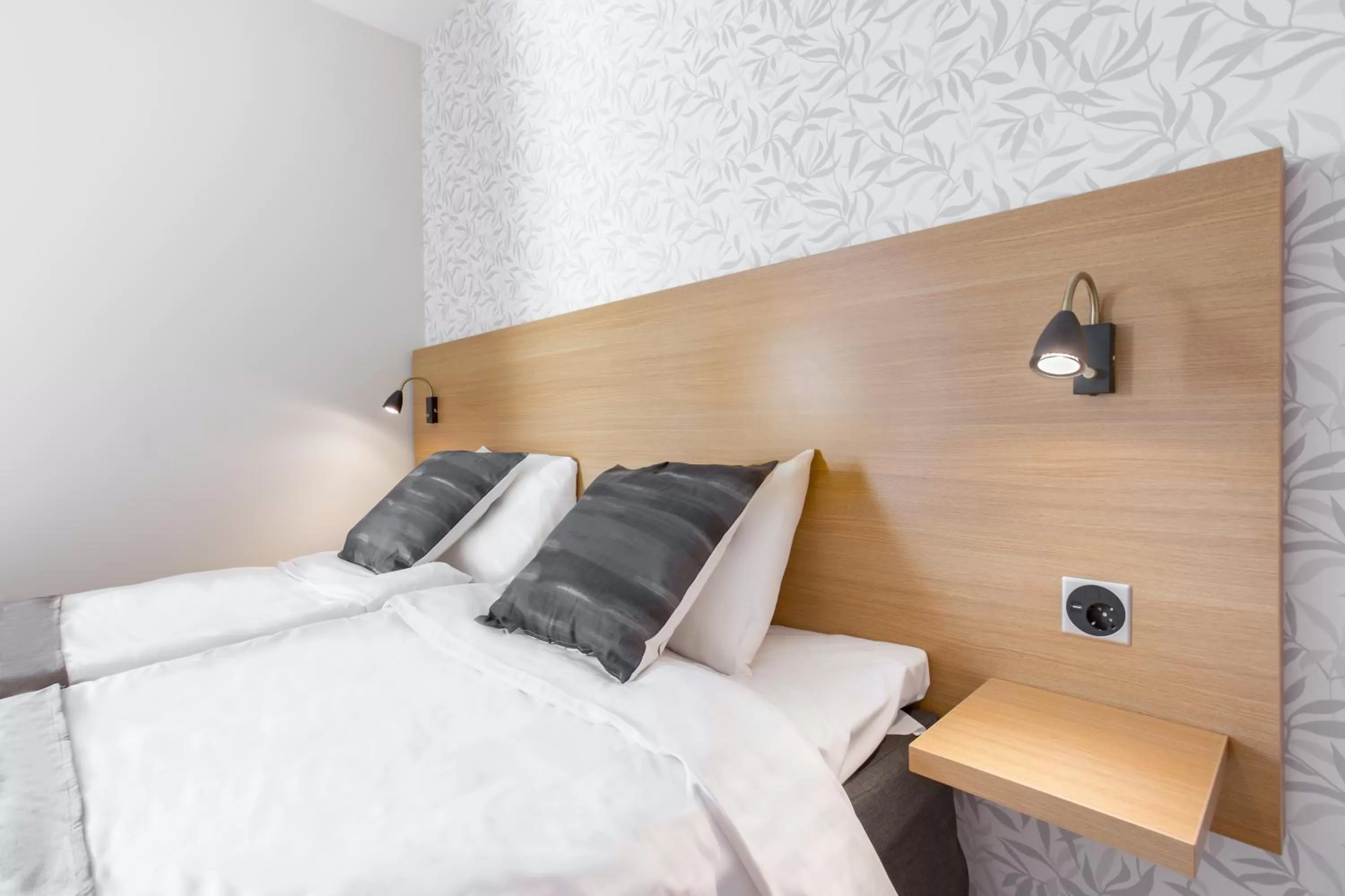 Bed in Hotel Spekeröd