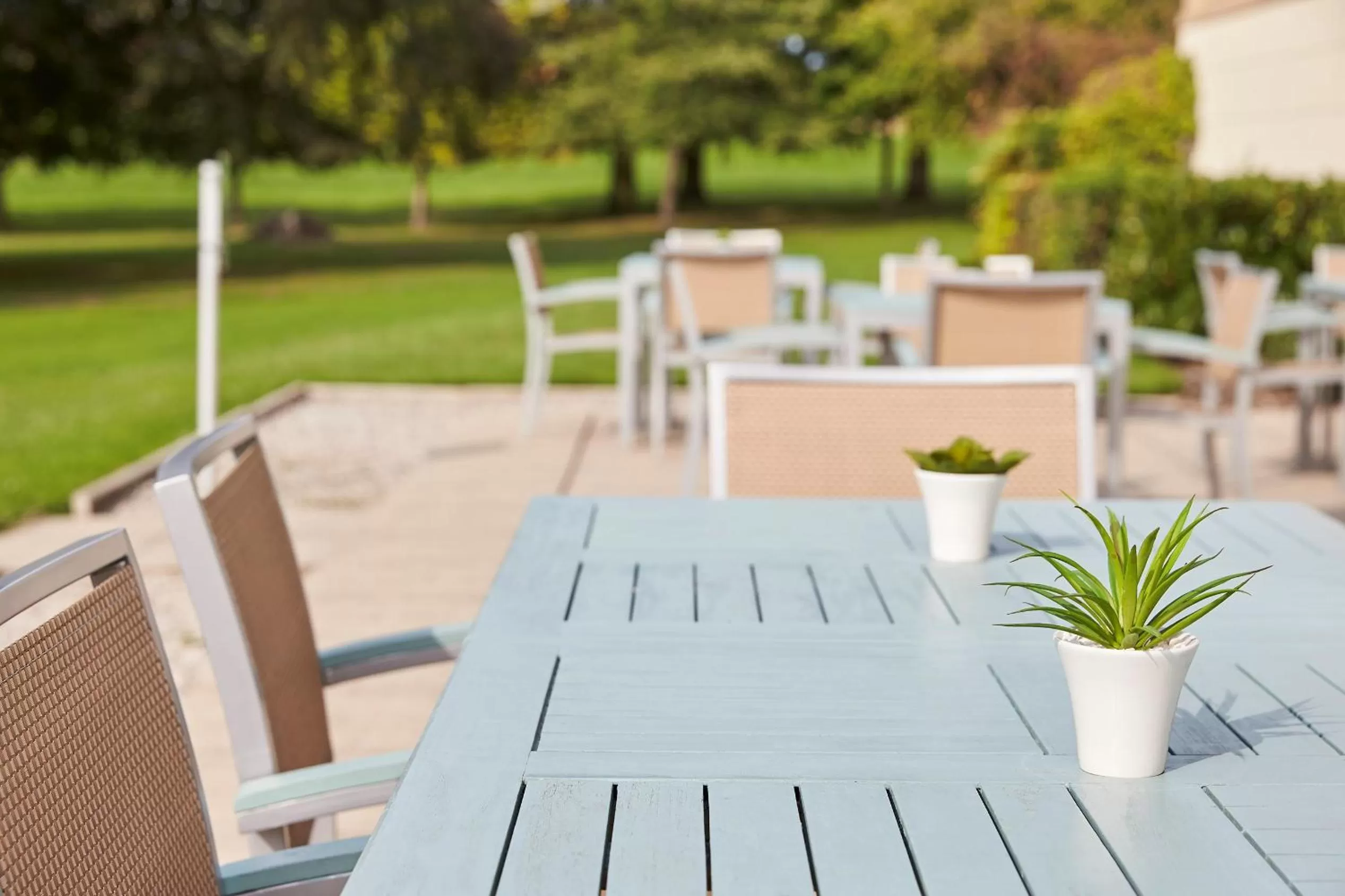 Patio in Eastwood Hall