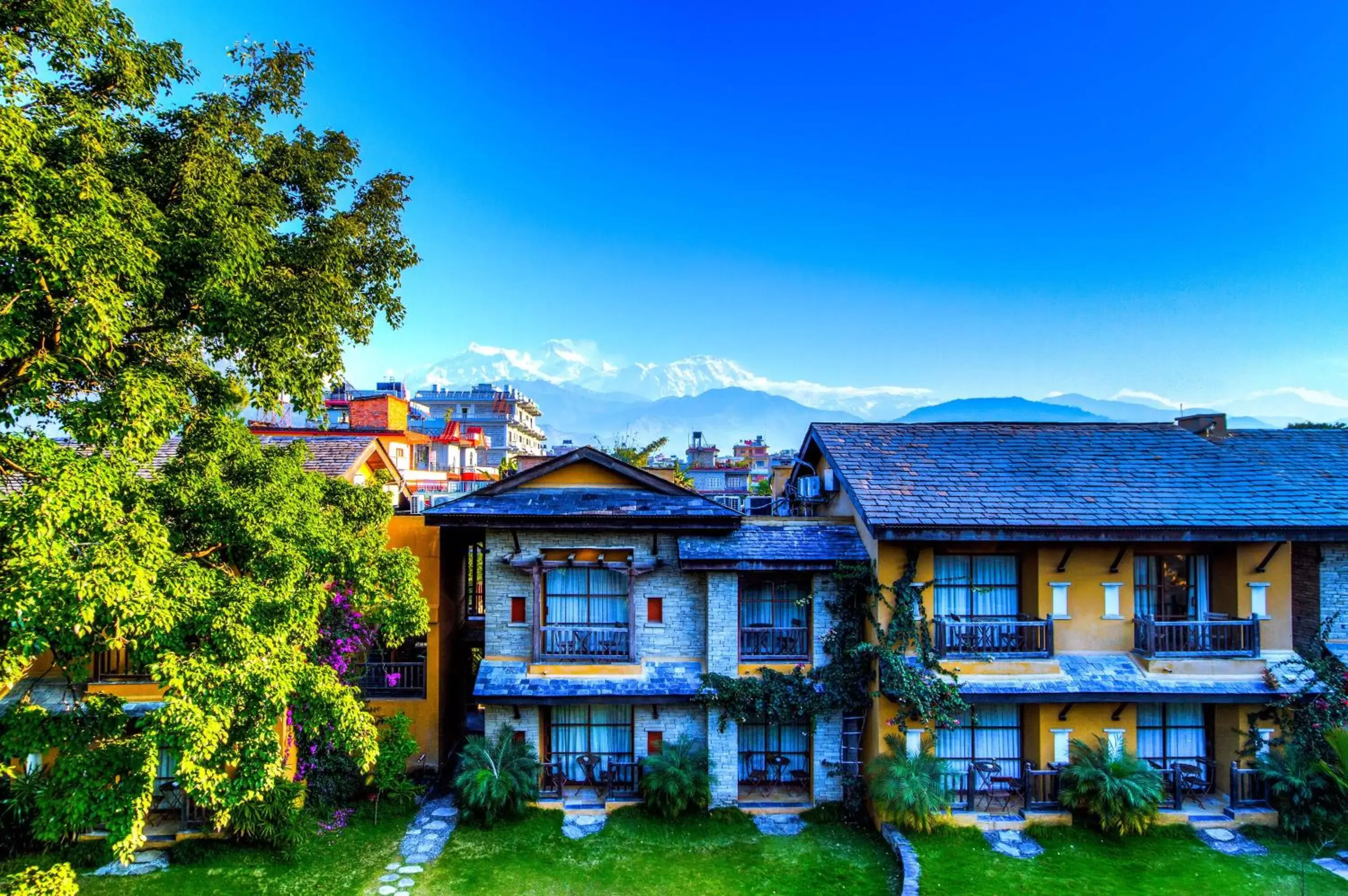 Landmark view in Temple Tree Resort & Spa, Pokhara Landmark view in Temple Tree Resort & Spa, Pokhara