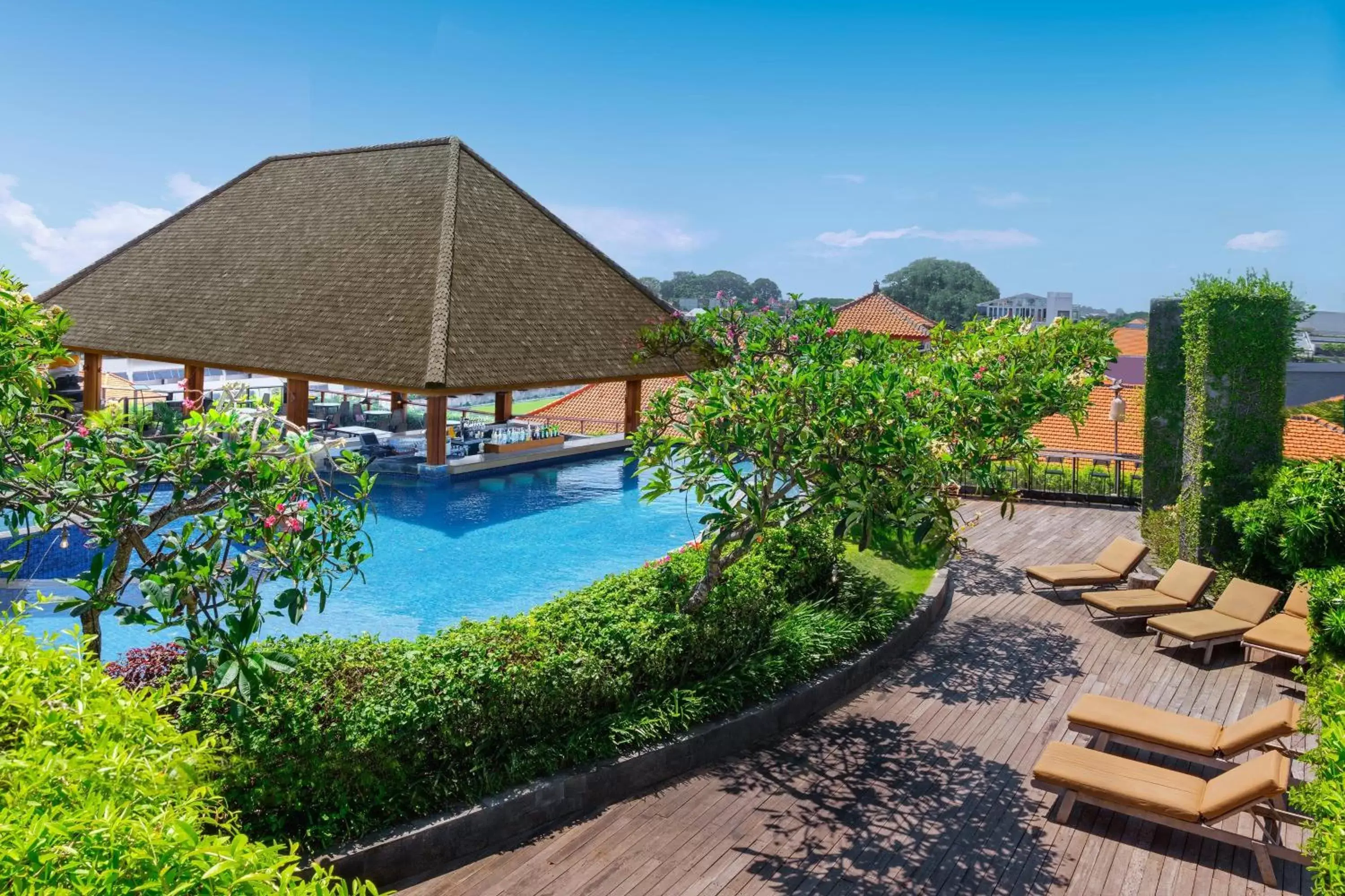 Swimming pool, Pool View in Four Points by Sheraton Bali, Kuta