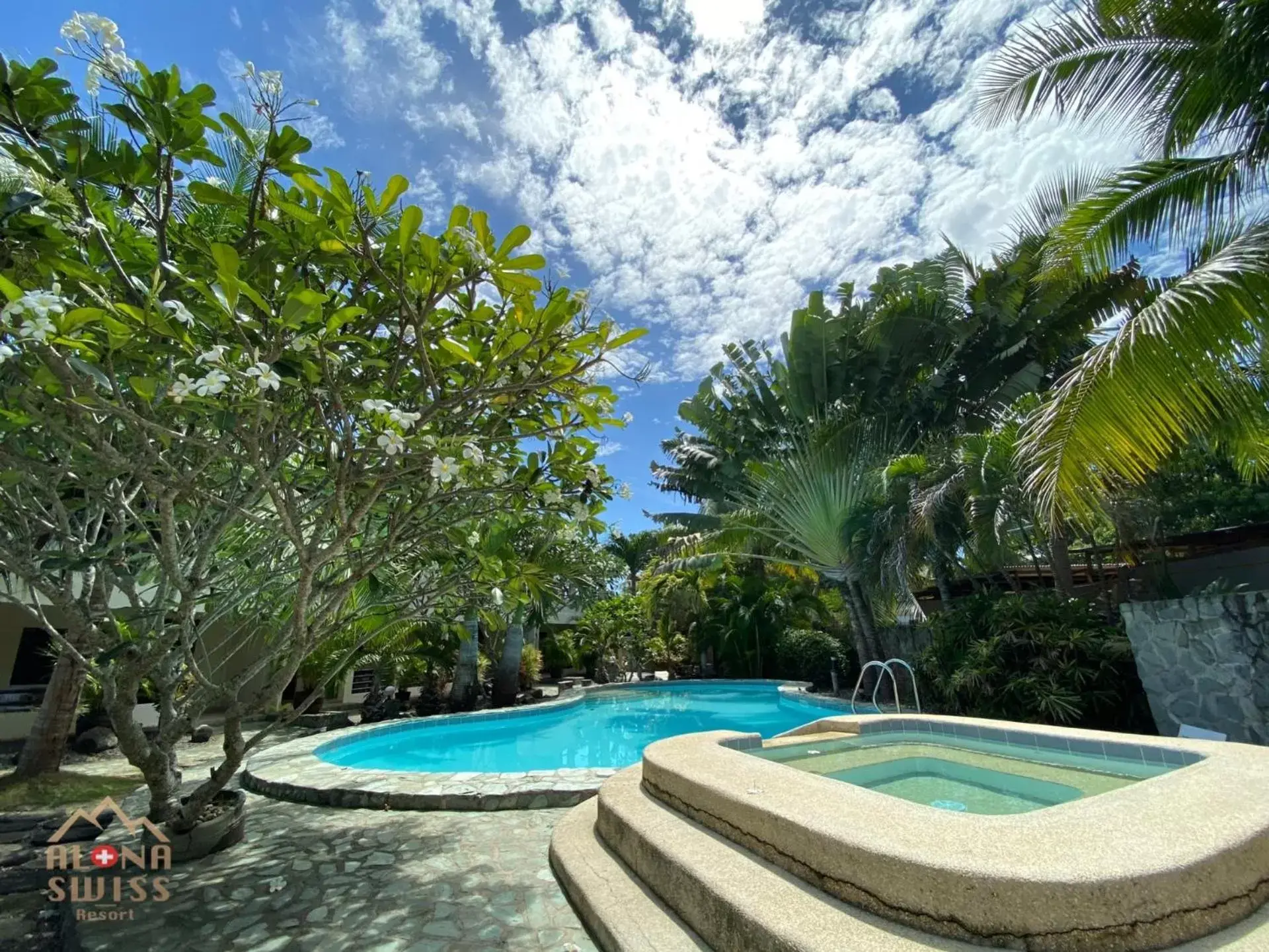 Swimming Pool in Alona Swiss Resort