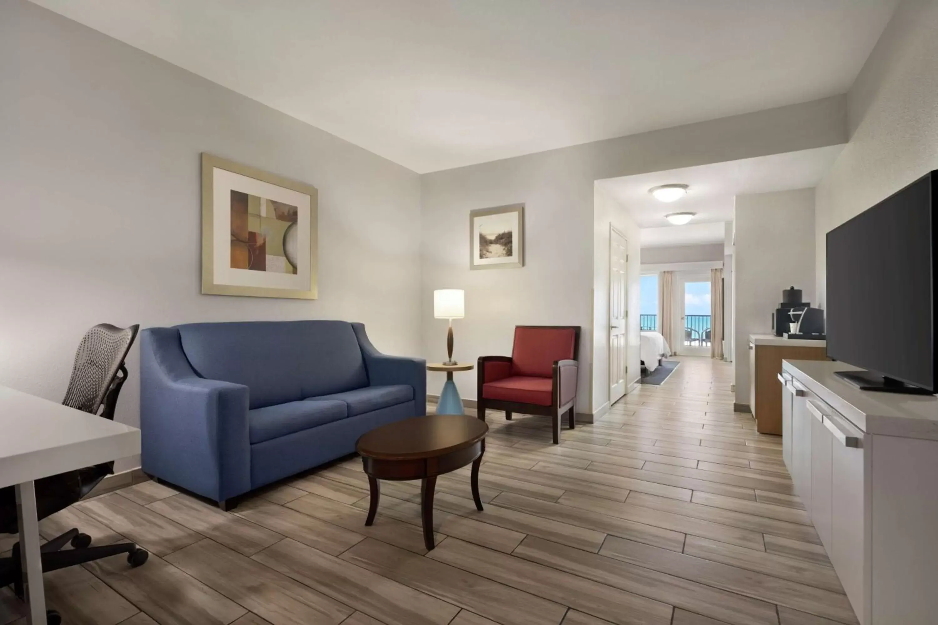 Bedroom in Hilton Garden Inn South Padre Island Beachfront Bedroom in Hilton Garden Inn South Padre Island Beachfront