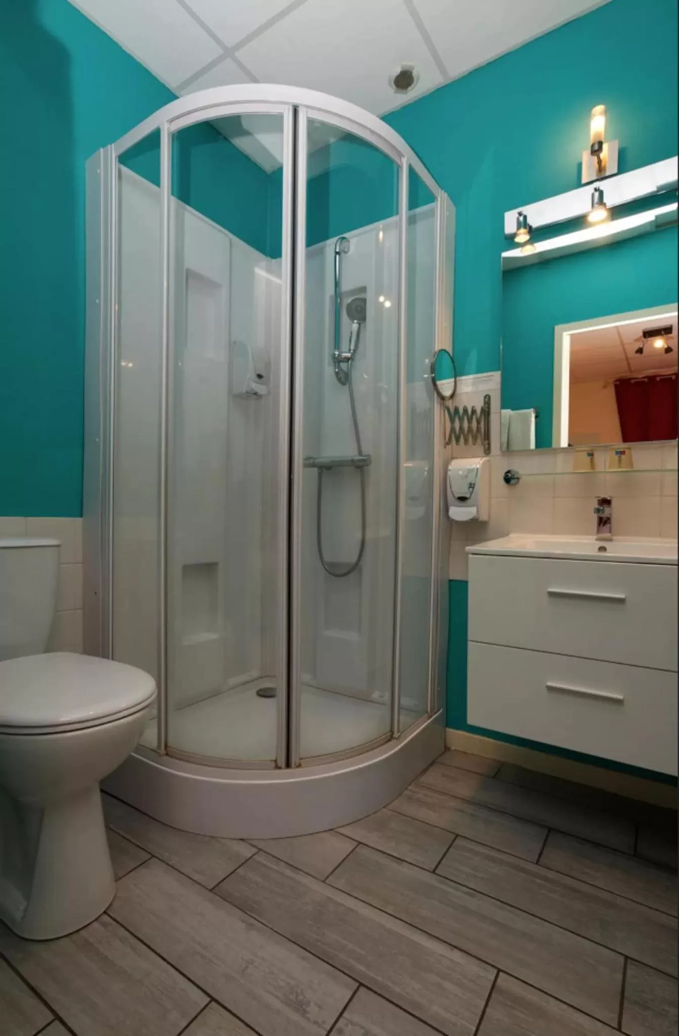 Bathroom in Logis Le Bocage