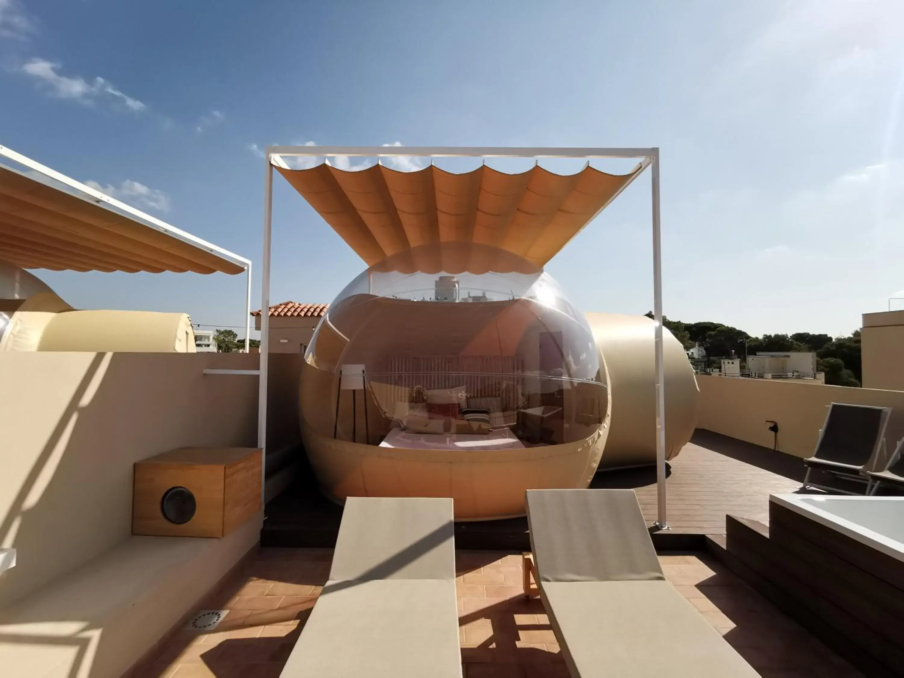 Balcony/Terrace in tent Capi Playa