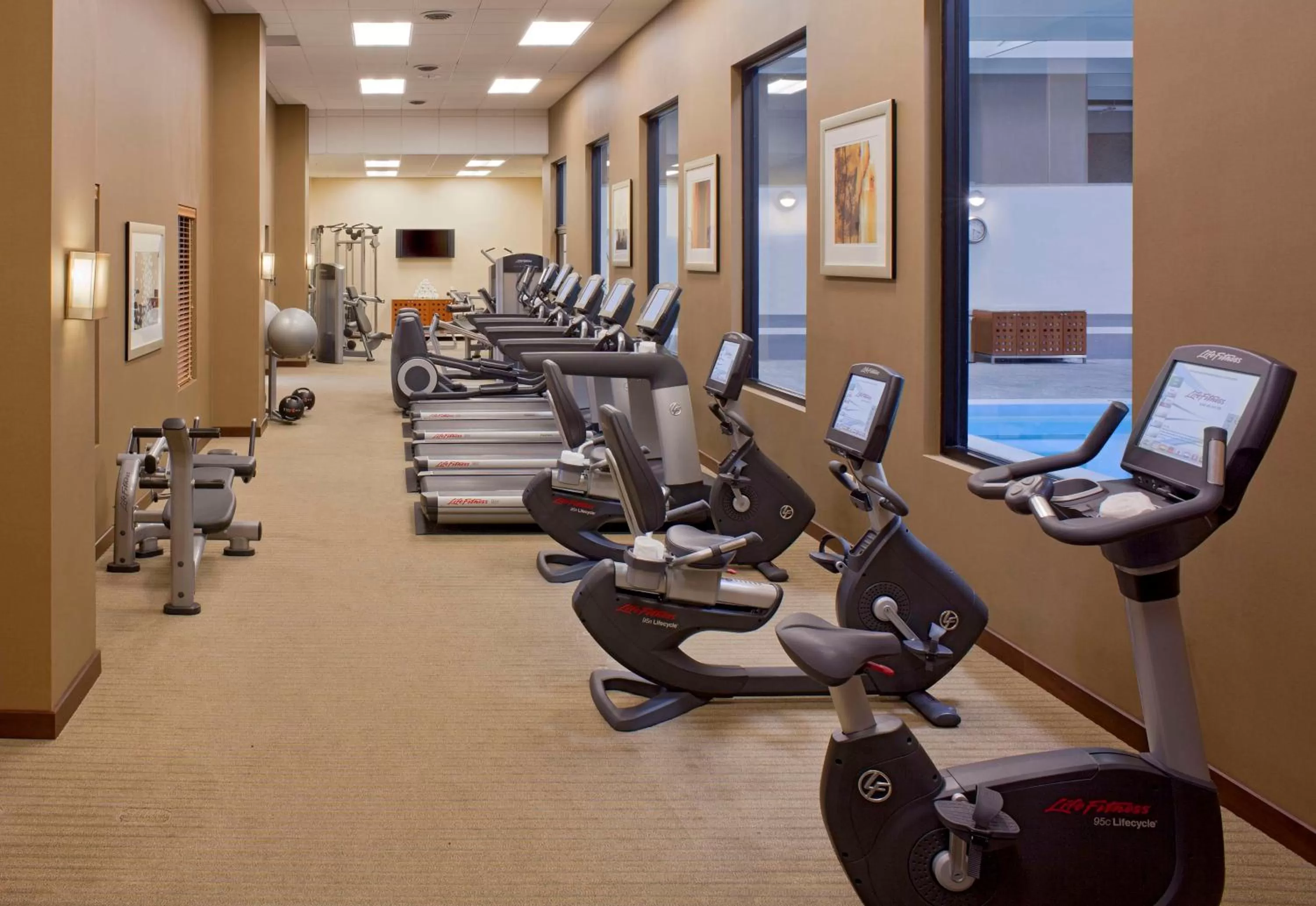 Fitness centre/facilities in Grand Hyatt Denver
