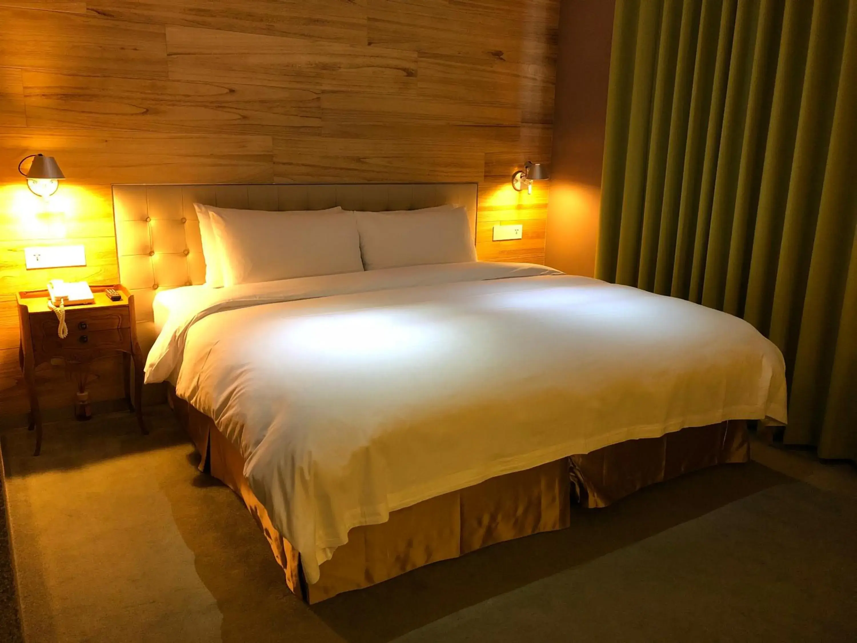 Decorative detail, Bed in Inhouse Hotel Taichung