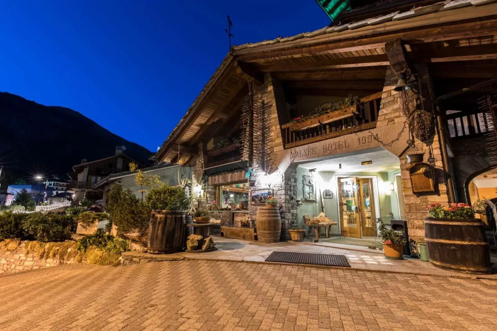 Decorative detail, Property Building in Hotel Walser Courmayeur