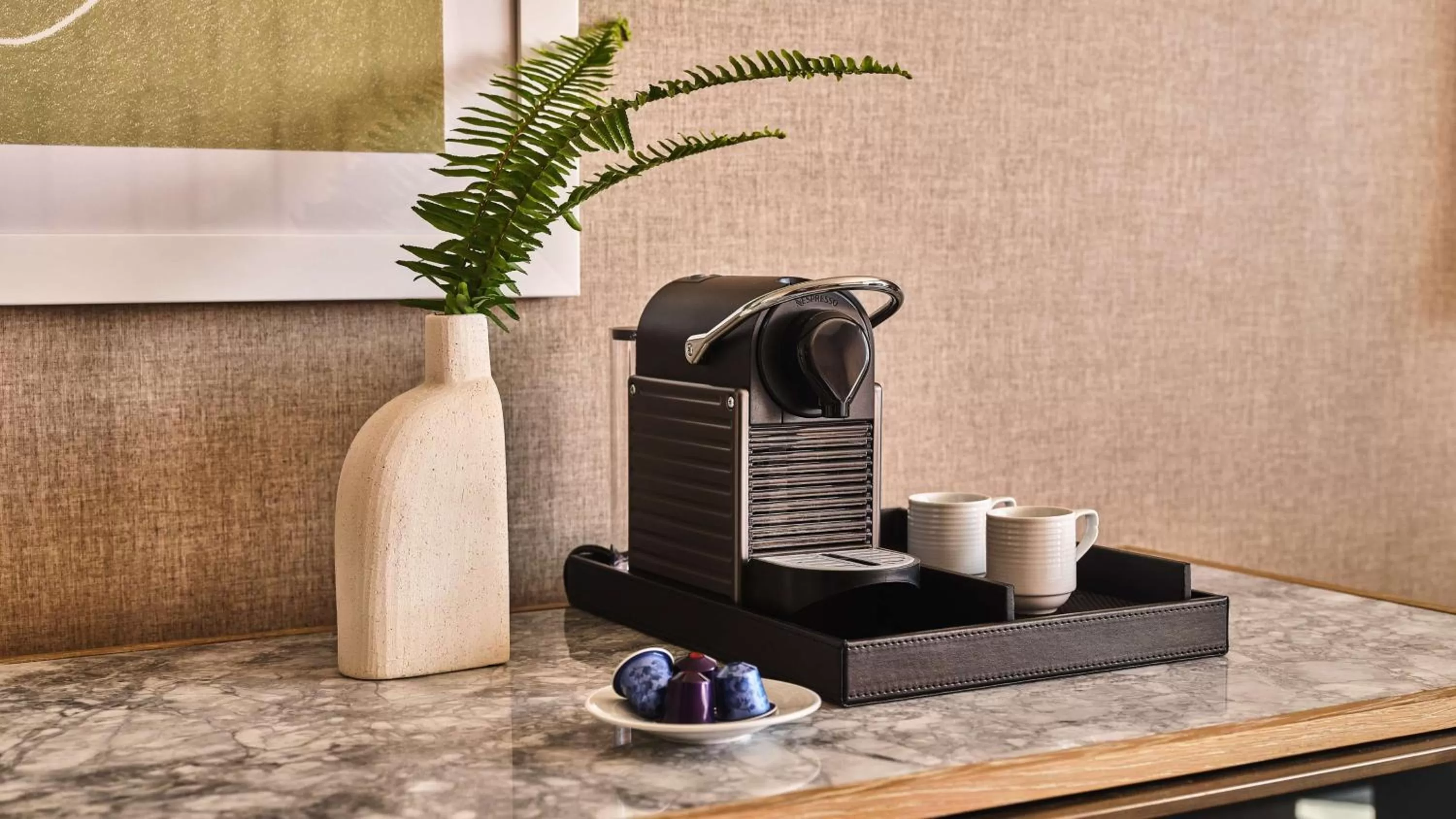 One-Bedroom Premium King Suite with Mountain View in Conrad Los Angeles