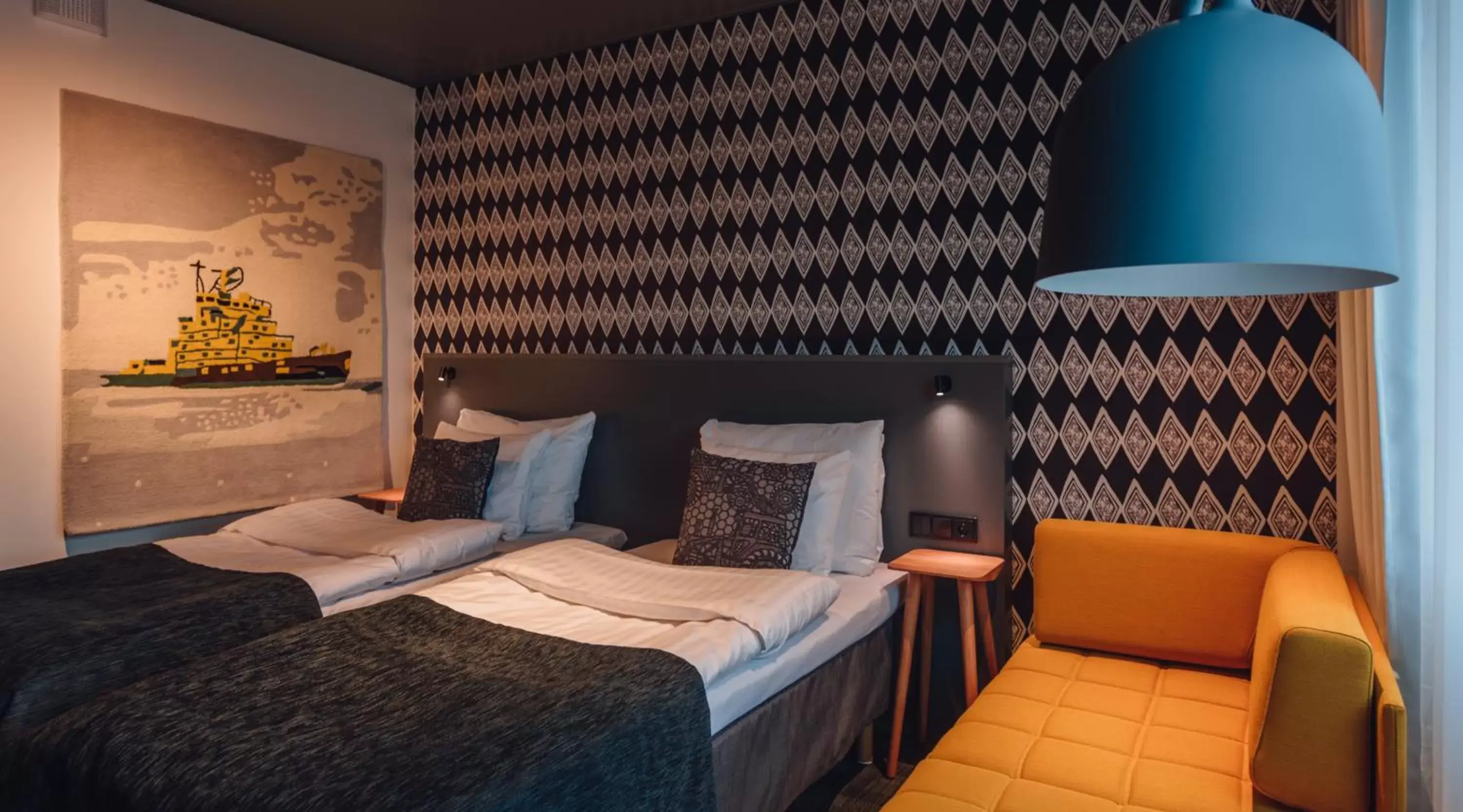 Bed in Original Sokos Hotel Presidentti Helsinki