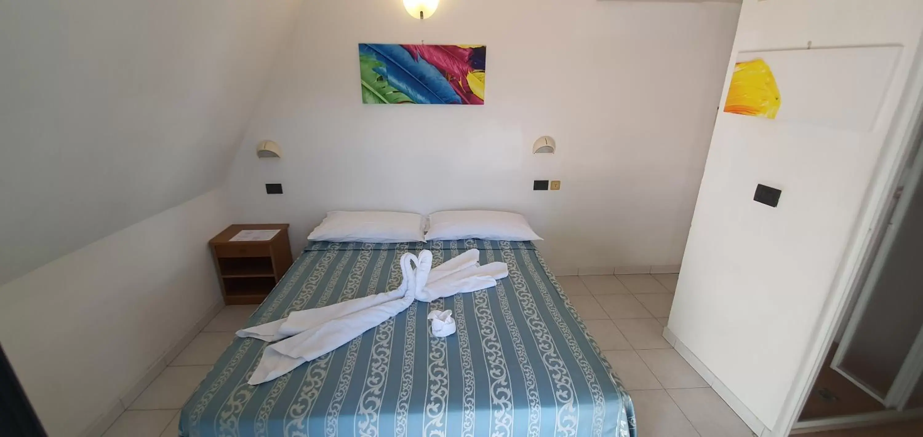 Bed in Hotel Vela Azzurra