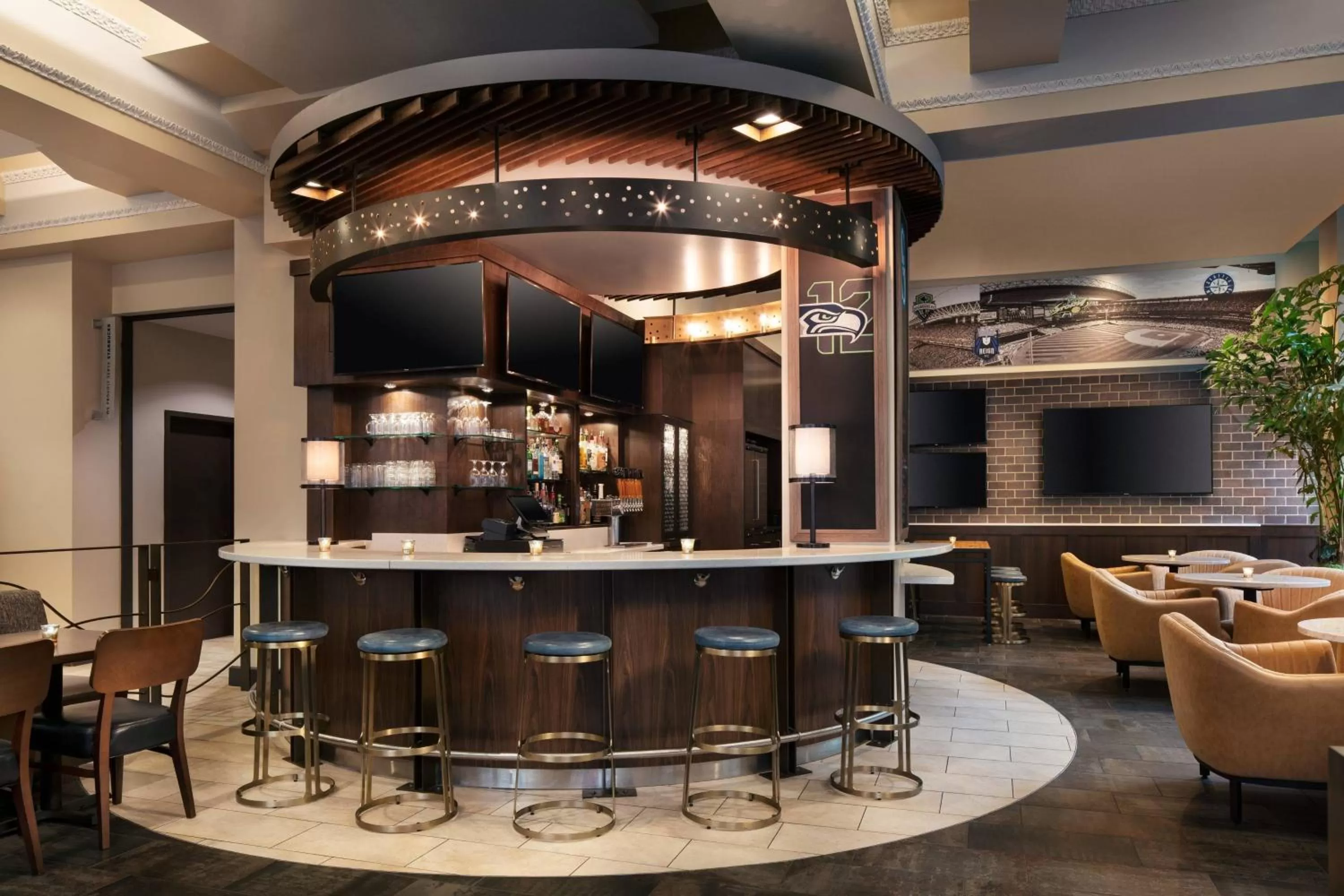 Lobby or reception in Courtyard Seattle Downtown / Pioneer Square