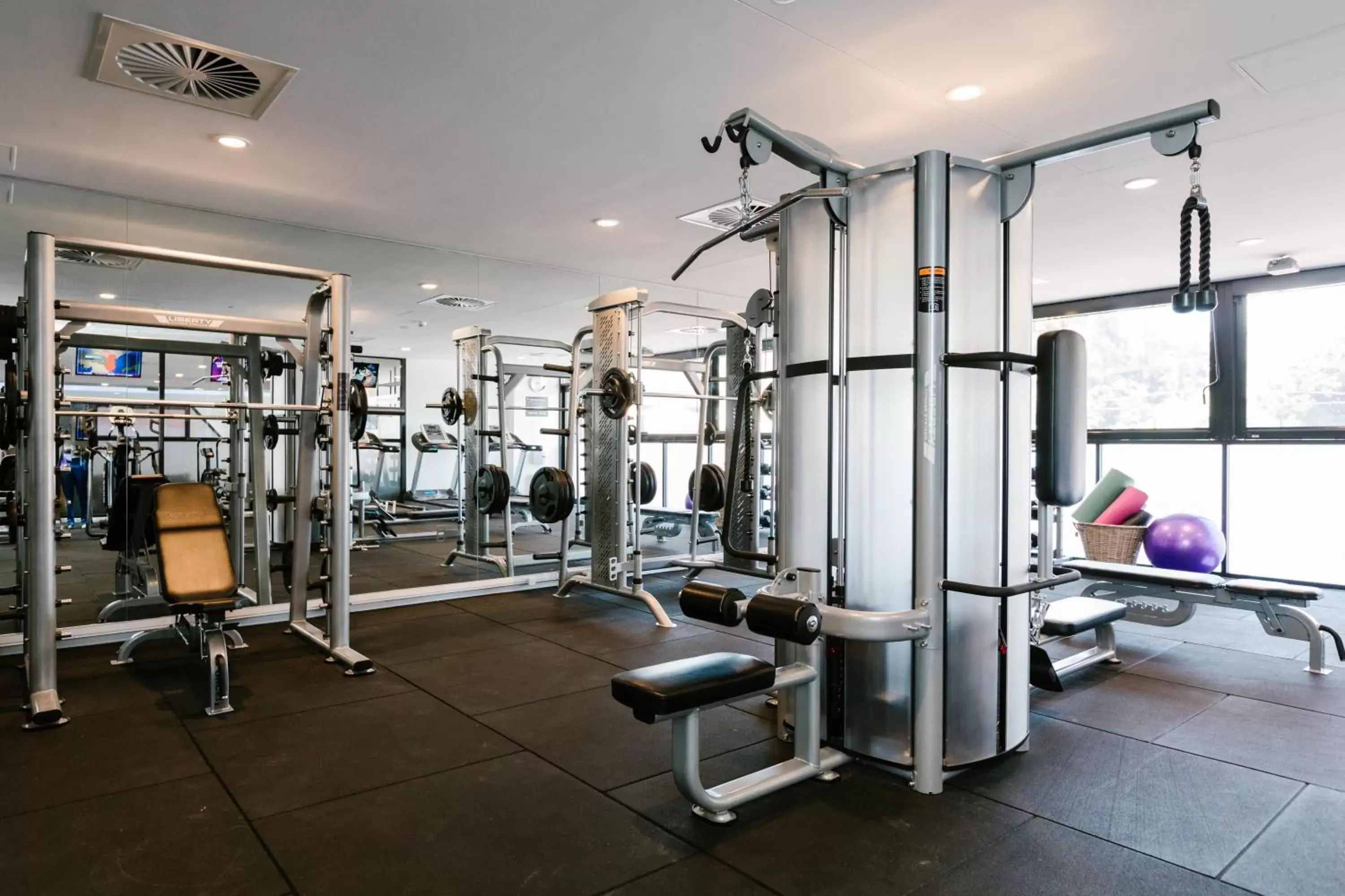 Fitness centre/facilities in The Branksome Hotel & Residences Fitness centre/facilities in The Branksome Hotel & Residences