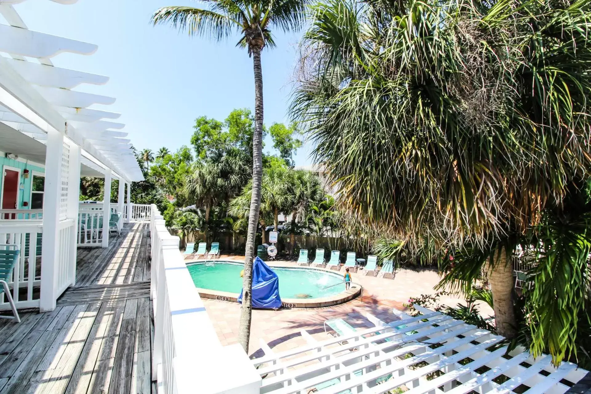 Pool View in Tropic Isle At Anna Maria Island Inn
