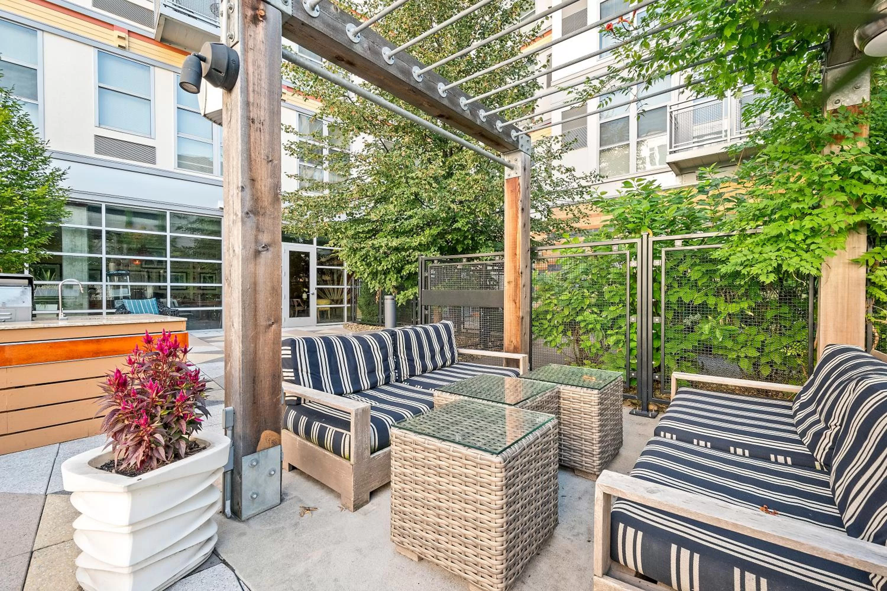 Patio in Kasa South Side Pittsburgh