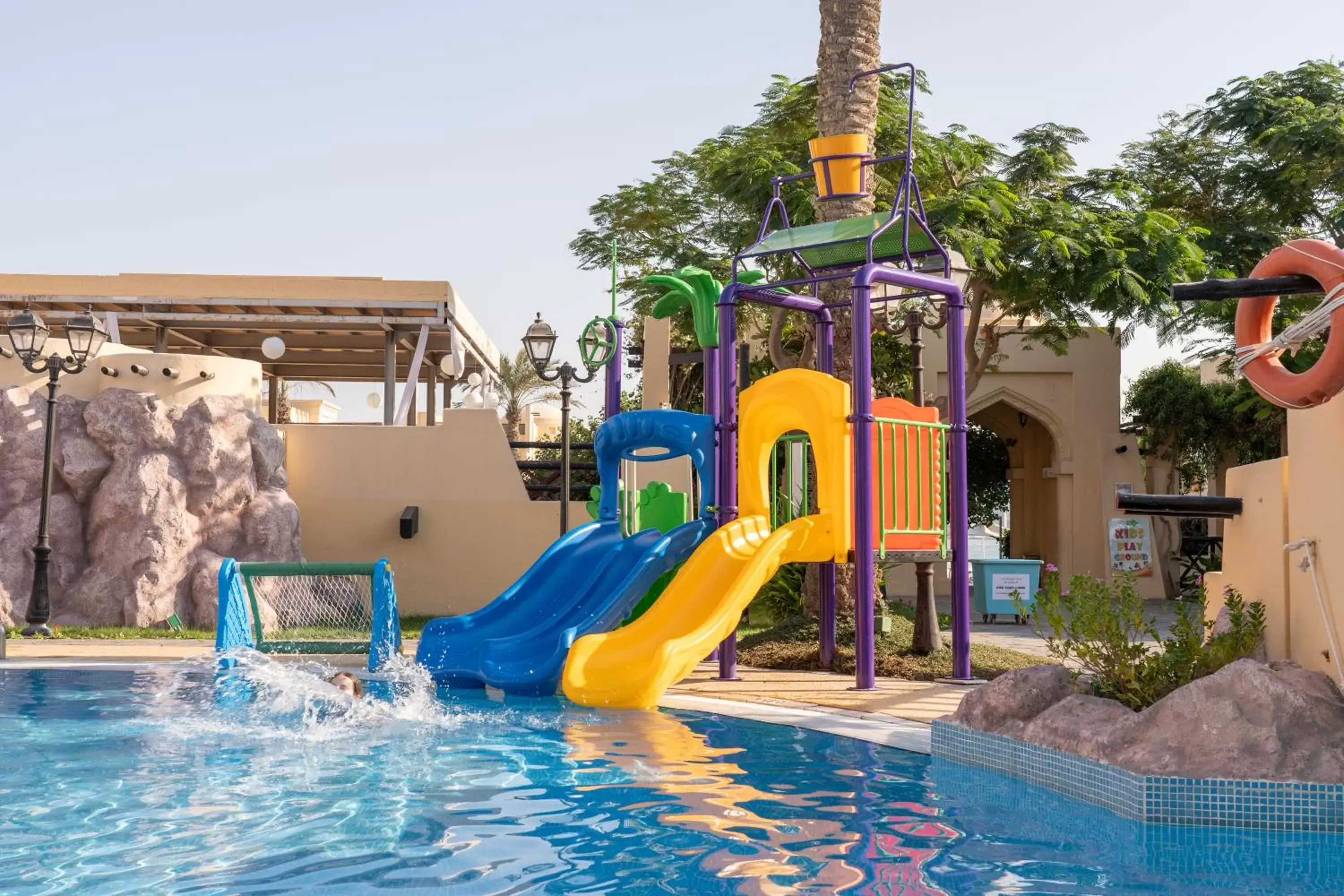 Swimming pool, Water Park in Novotel Bahrain Al Dana Resort