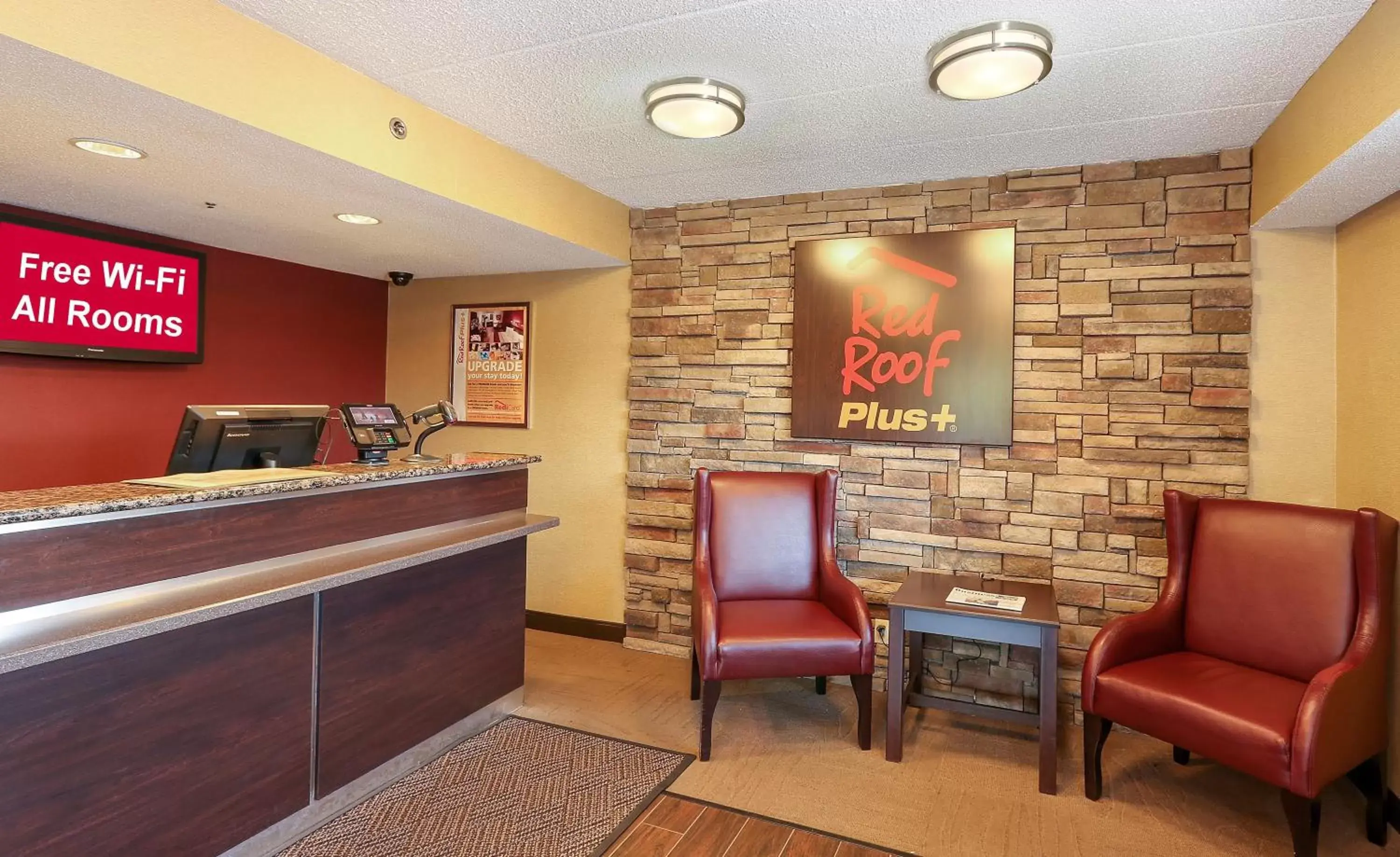 Lobby or reception, Lobby/Reception in Red Roof Inn PLUS+ Baltimore - Washington DC/BWI South