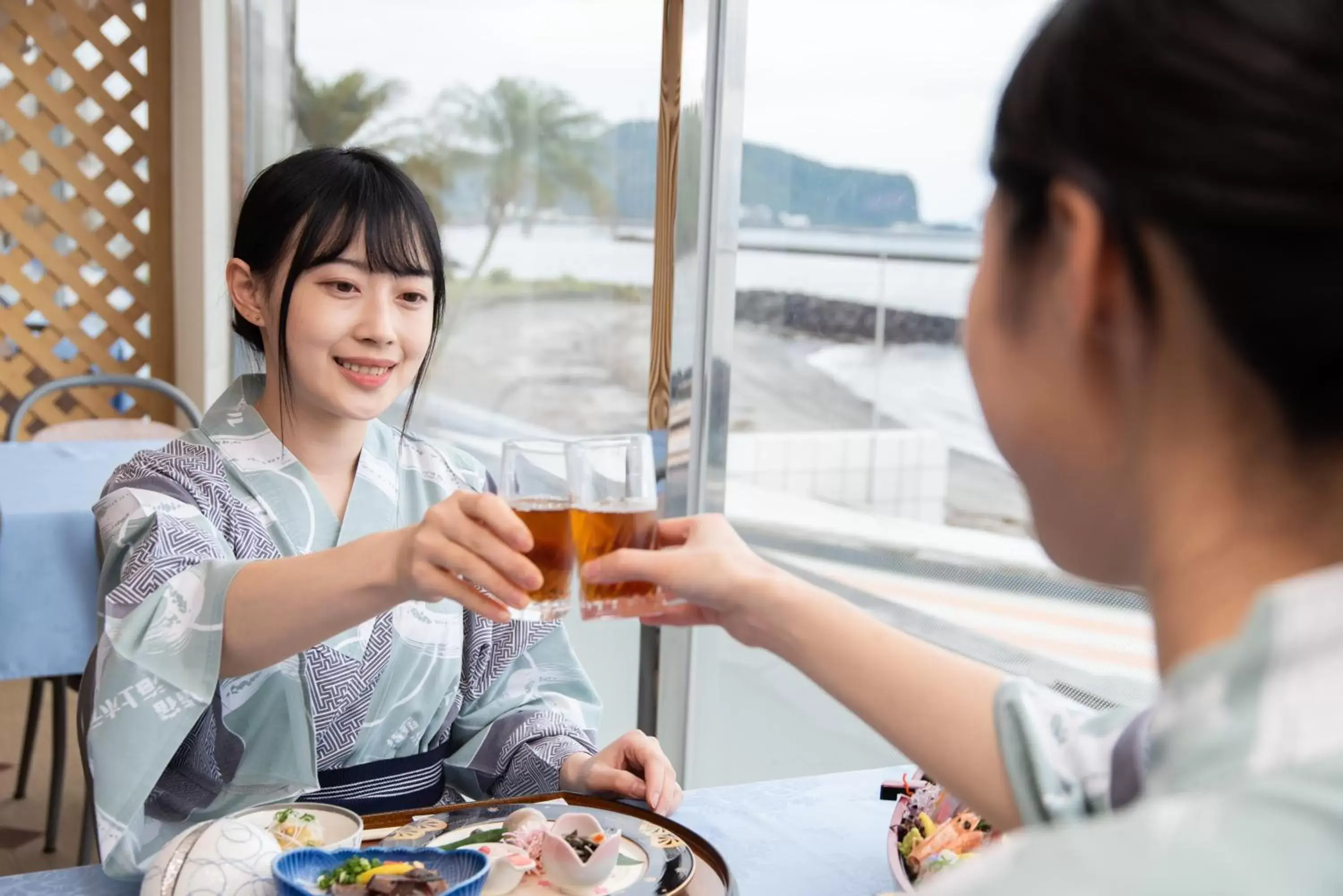 Food and drinks in Ibusuki Kaijo Hotel