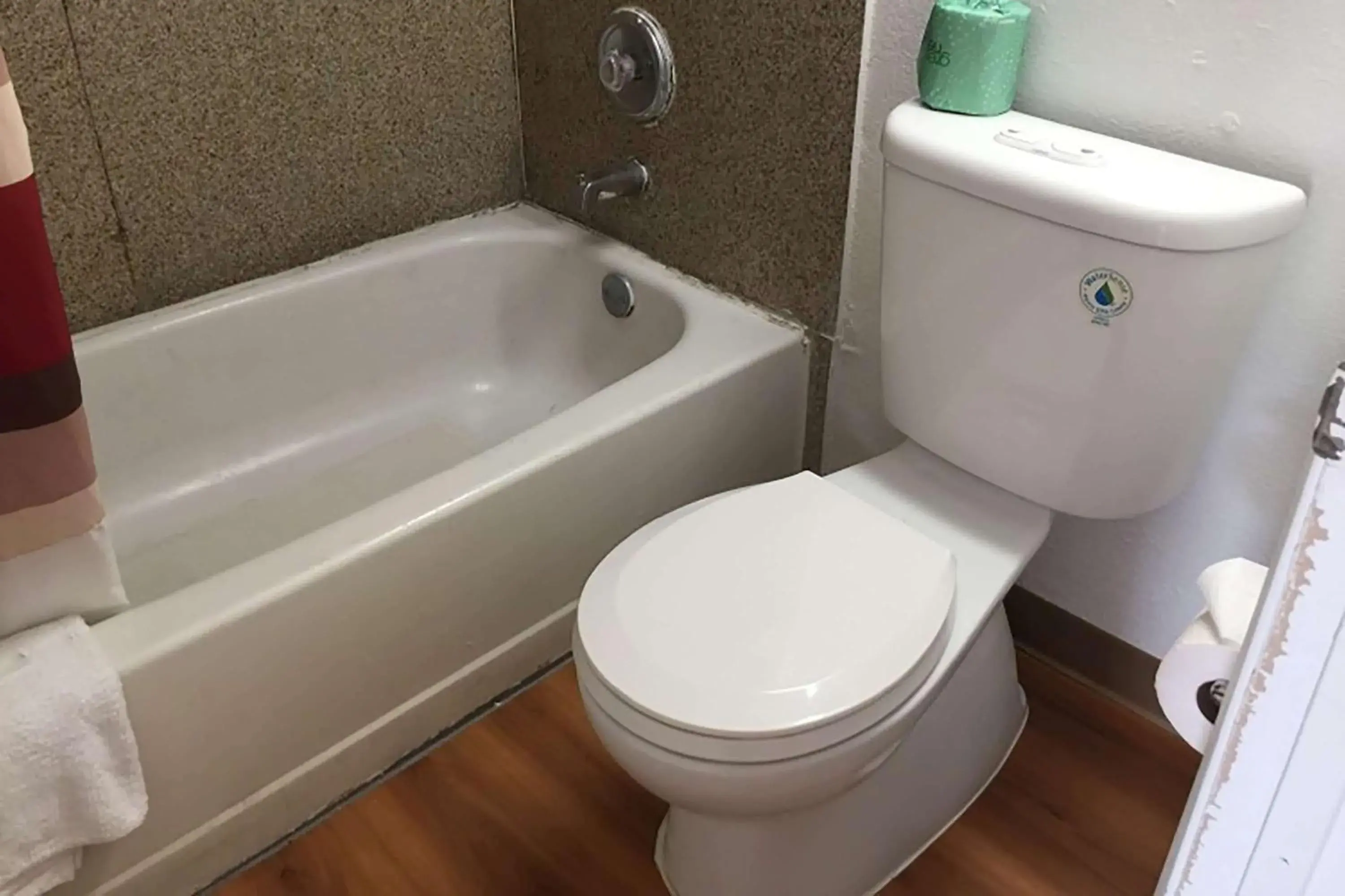 Toilet, Bathroom in Travelodge by Wyndham San Antonio Lackland AFB North