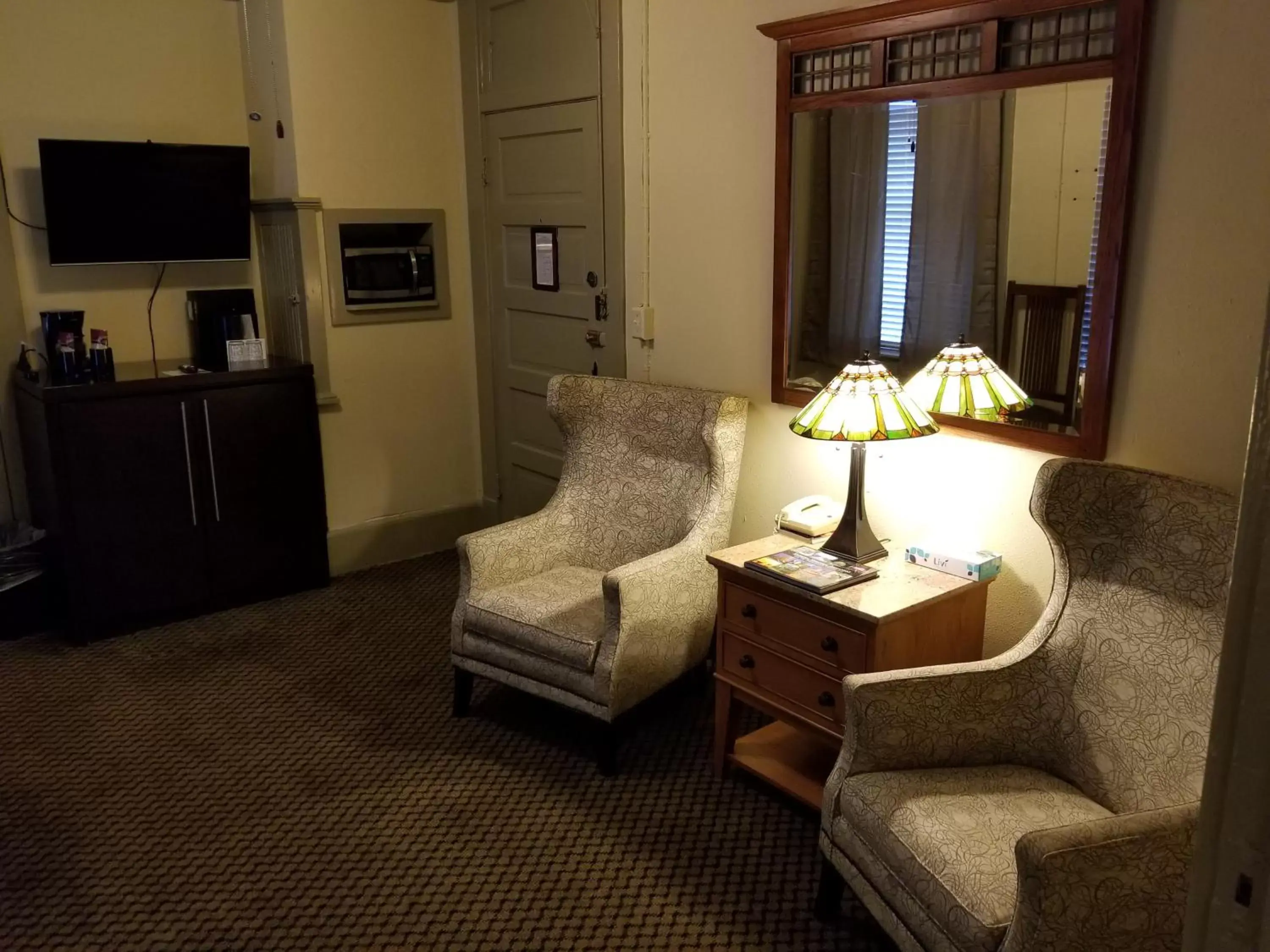 Seating Area in 1905 Basin Park Hotel