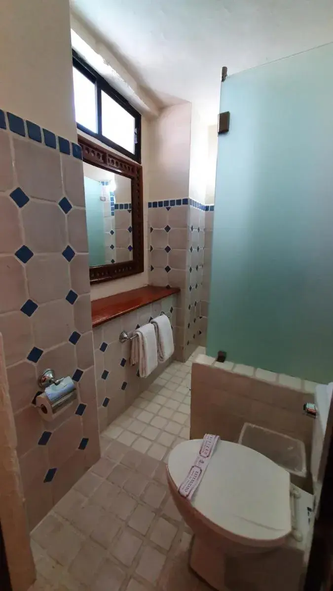 Toilet, Bathroom in Hotel Posada Santa Fe