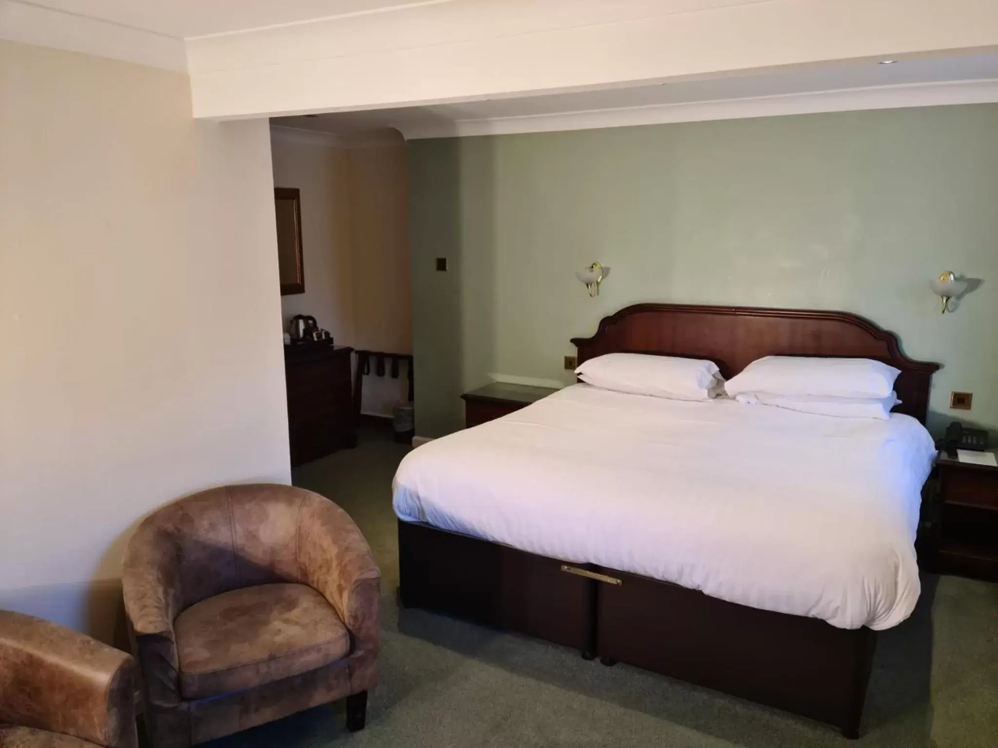 Bedroom, Bed in The Izaak Walton Country House Hotel