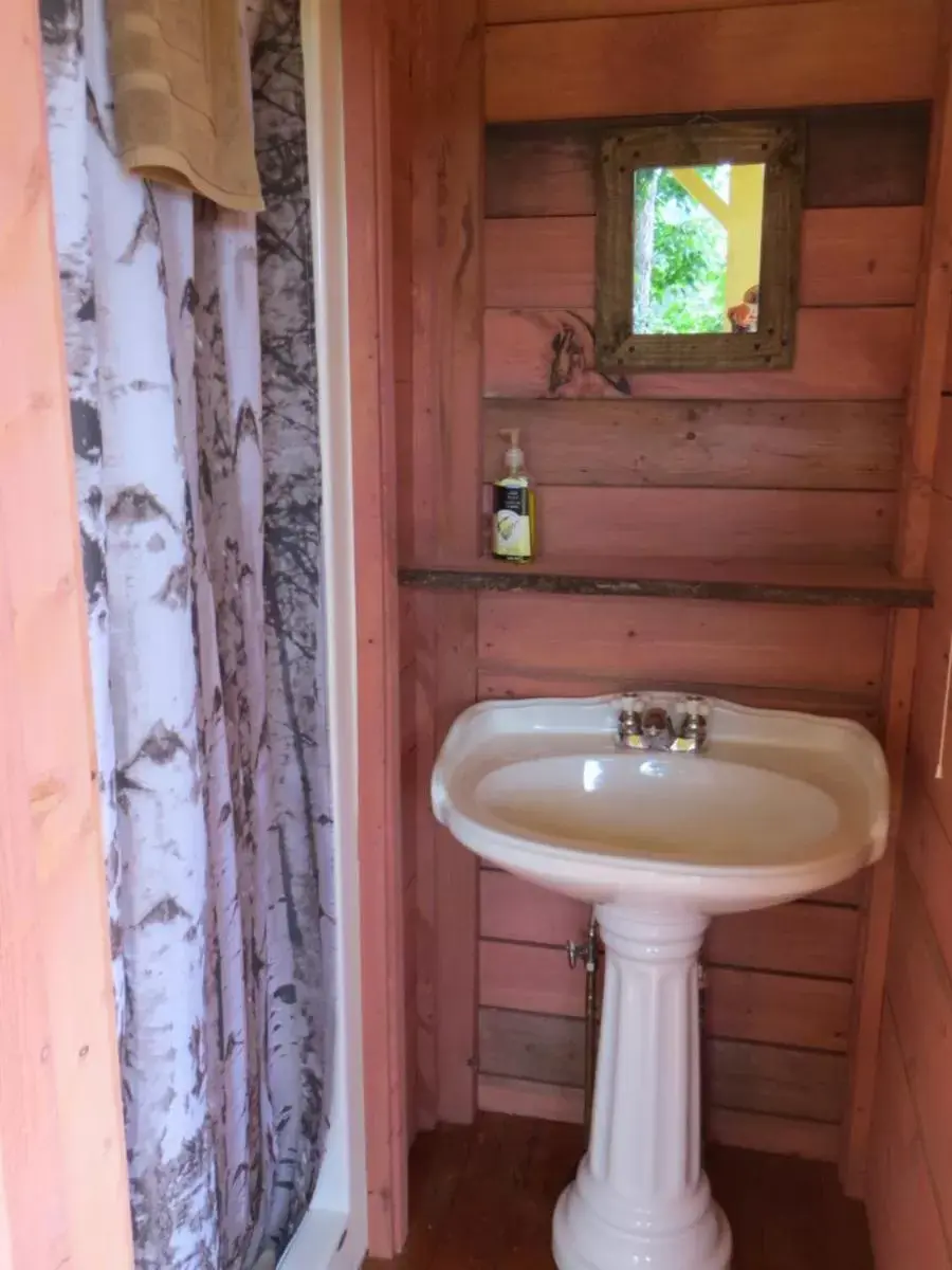 Bathroom in La maison sous les arbres