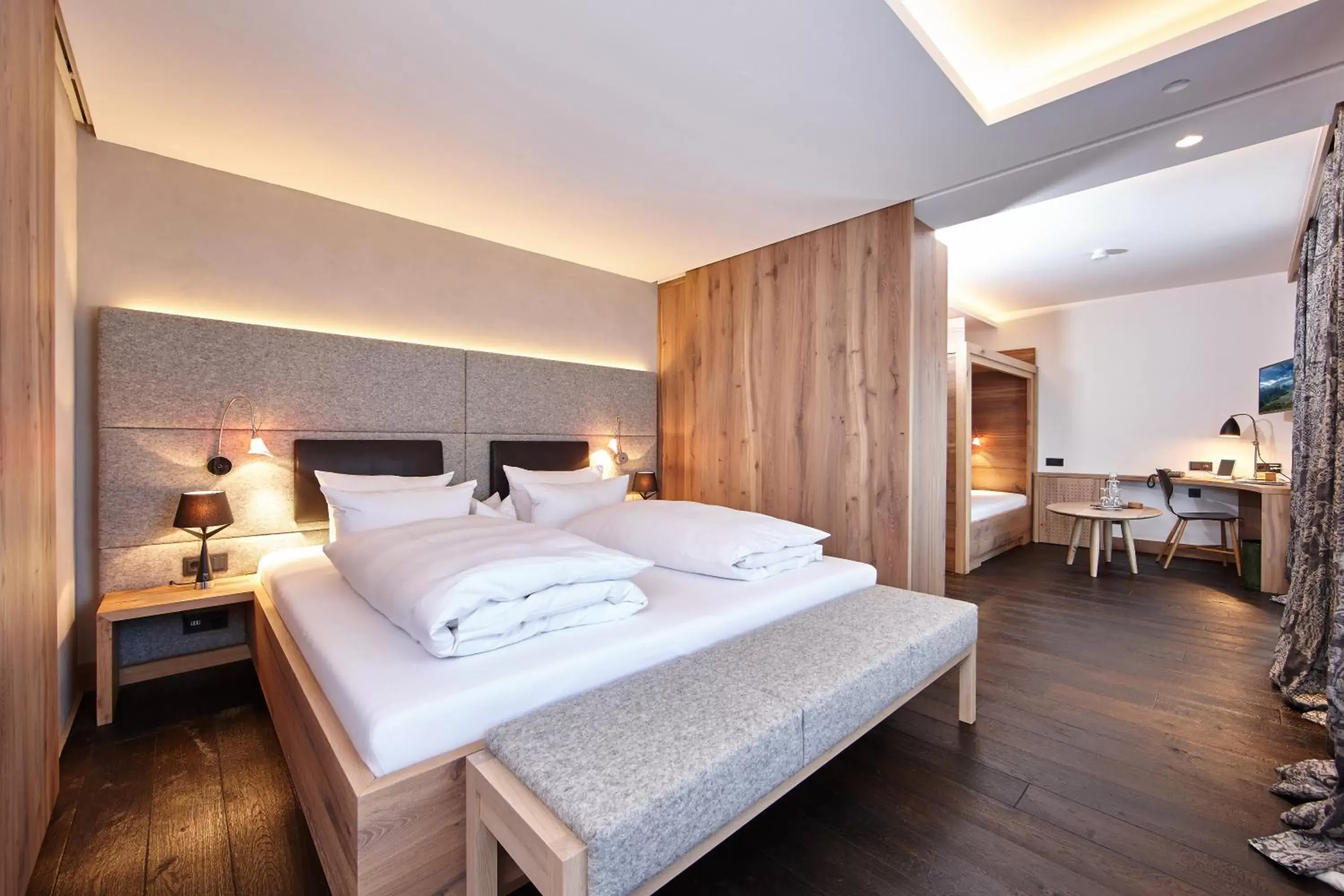 Bed in Hotel Staudacherhof History & Lifestyle
