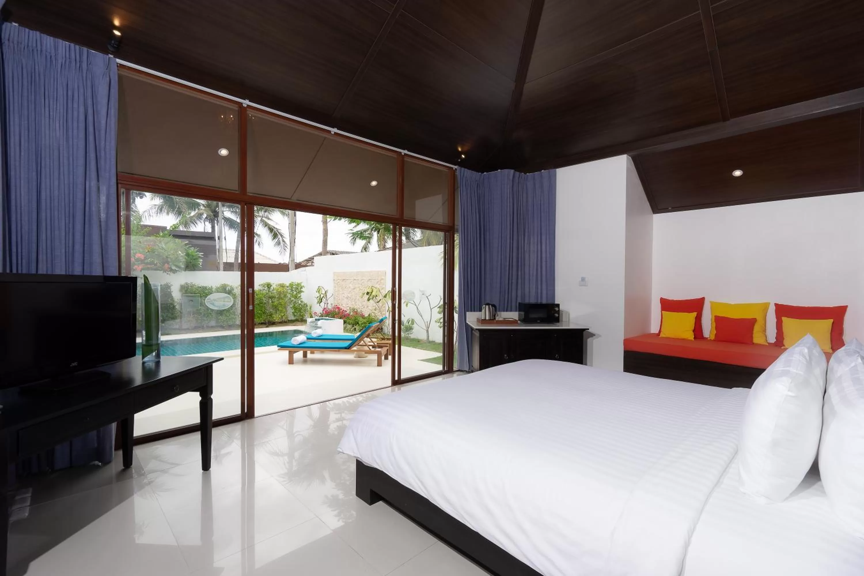 Bedroom, Bed in Dhevan Dara Resort & Spa Hua Hin - Pool Villa